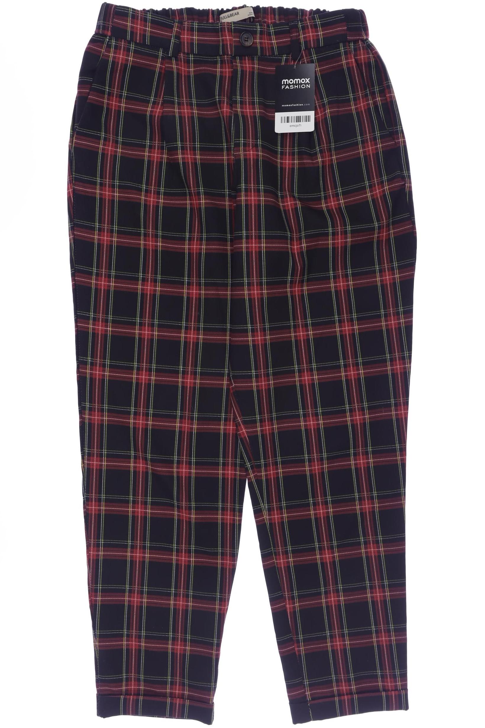

Pull & Bear Damen Stoffhose, schwarz, Gr. 0