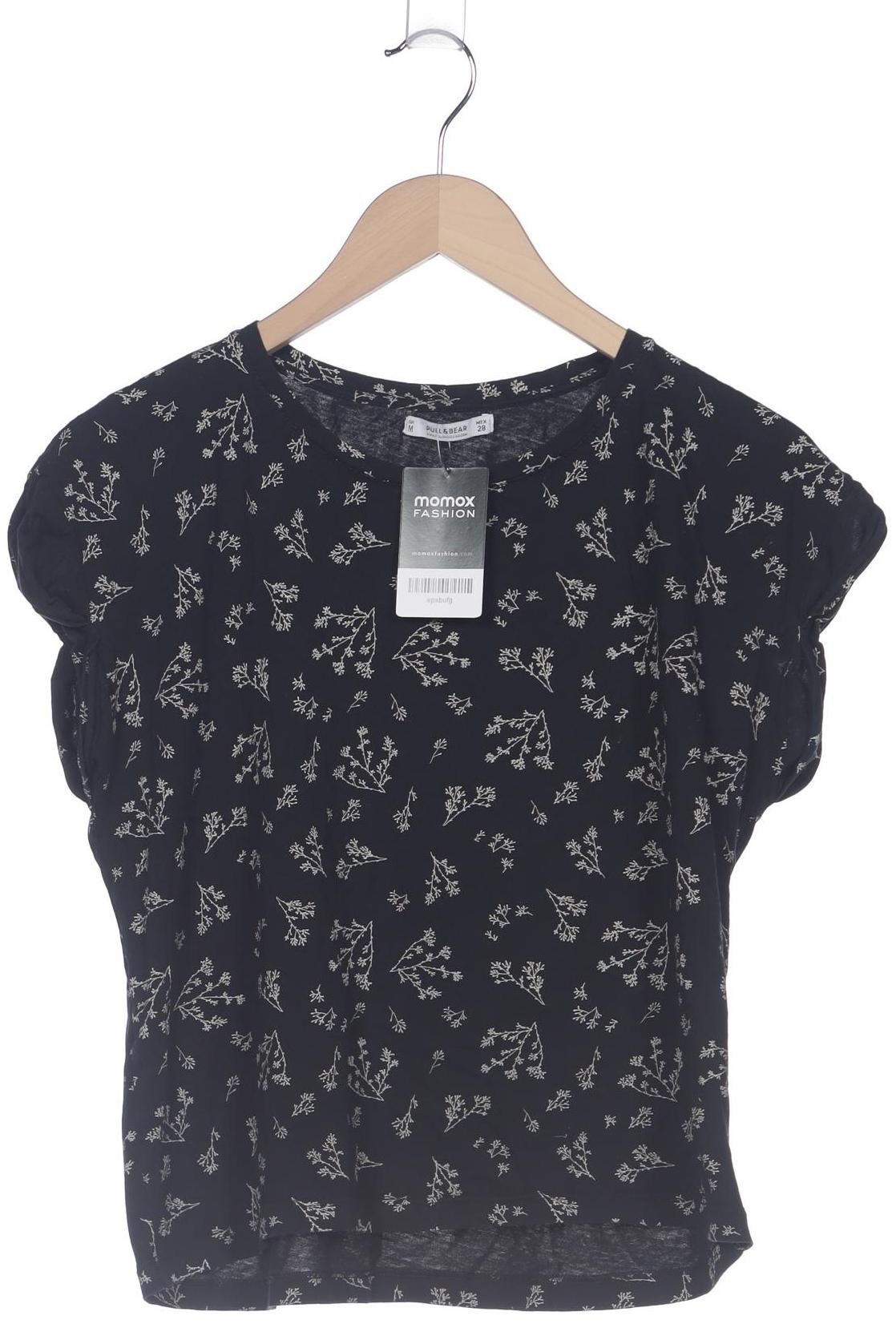 

Pull & Bear Damen T-Shirt, schwarz, Gr. 38