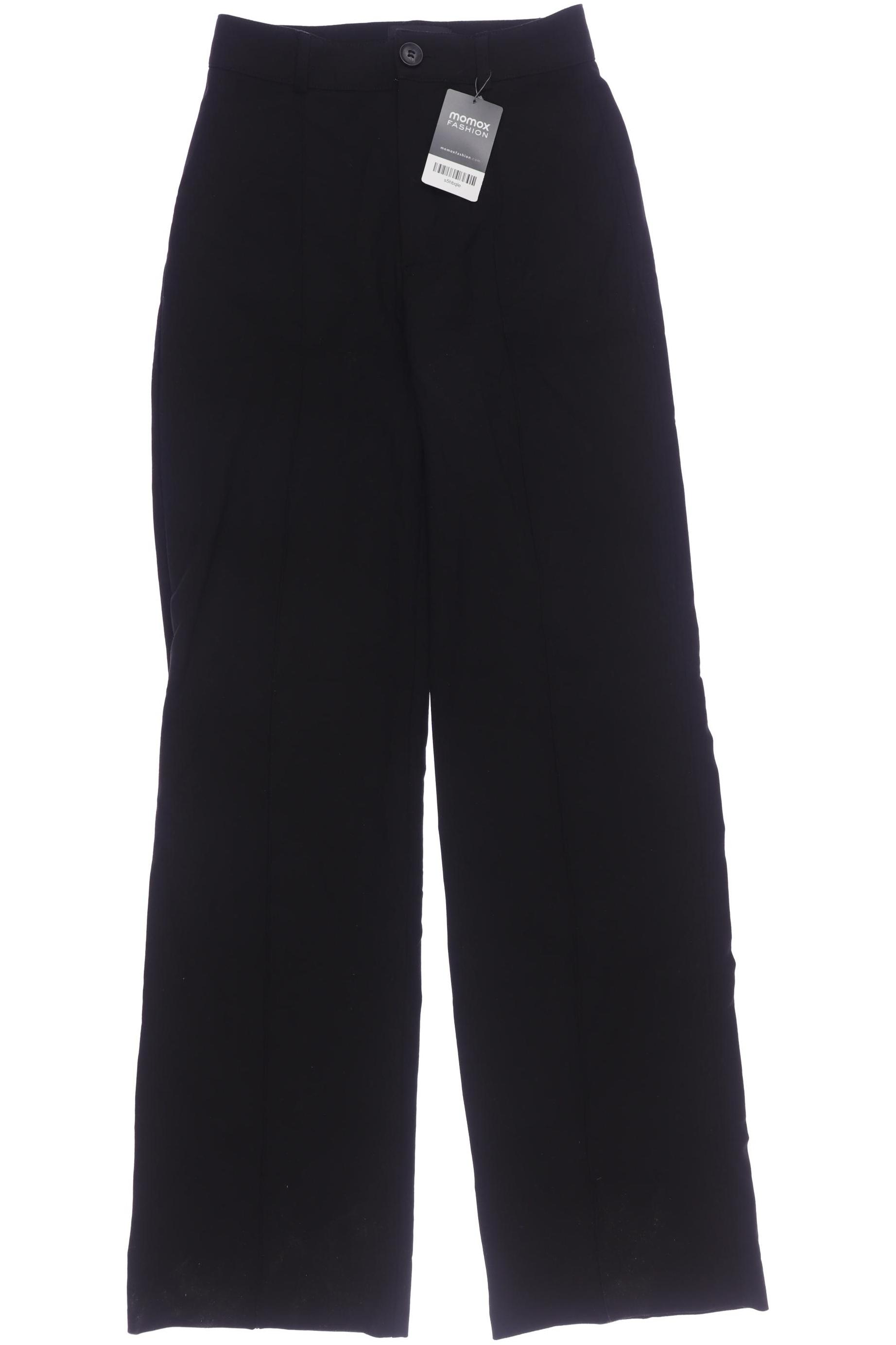 

Pull & Bear Damen Stoffhose, schwarz, Gr. 0
