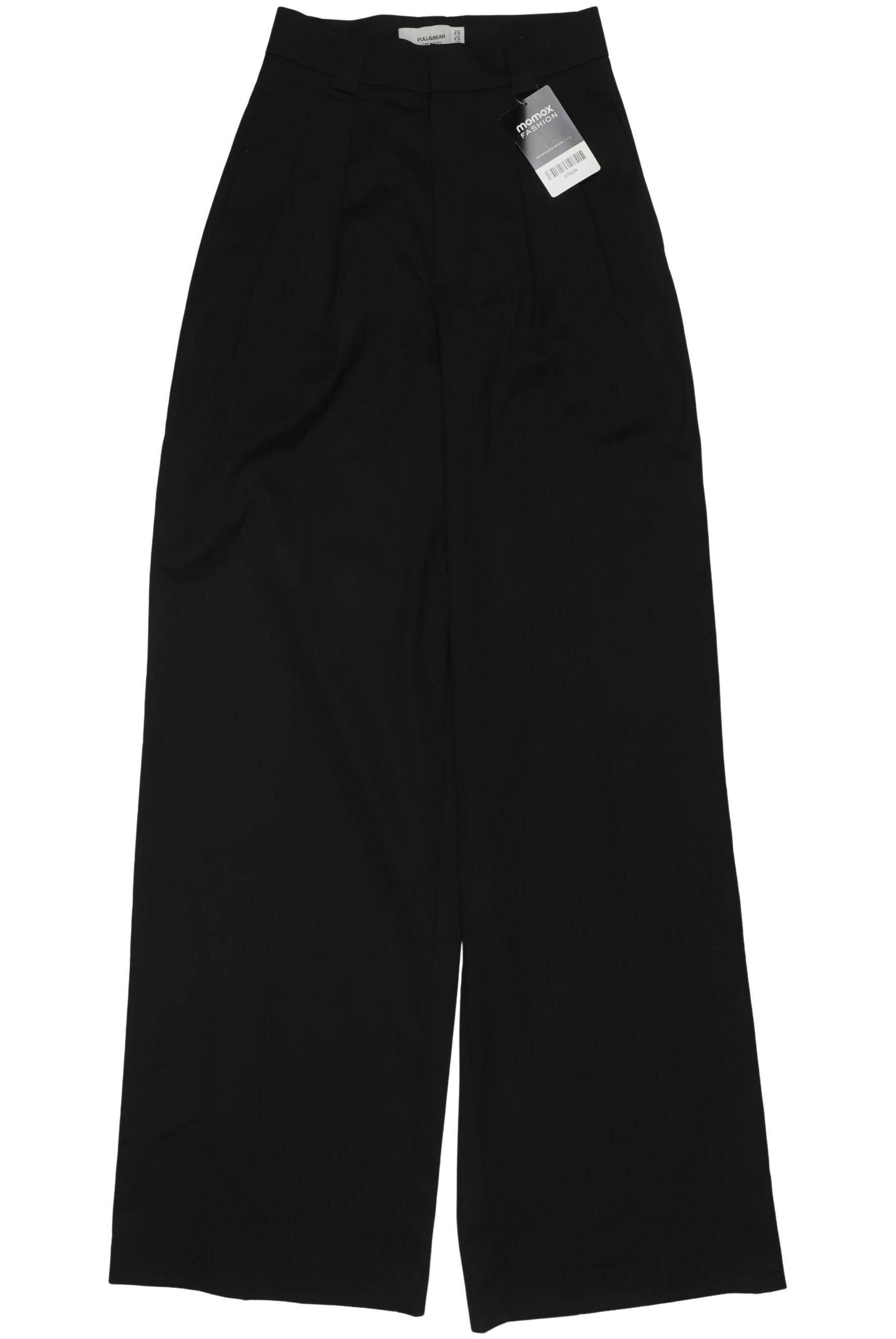 

Pull & Bear Damen Stoffhose, schwarz, Gr. 0