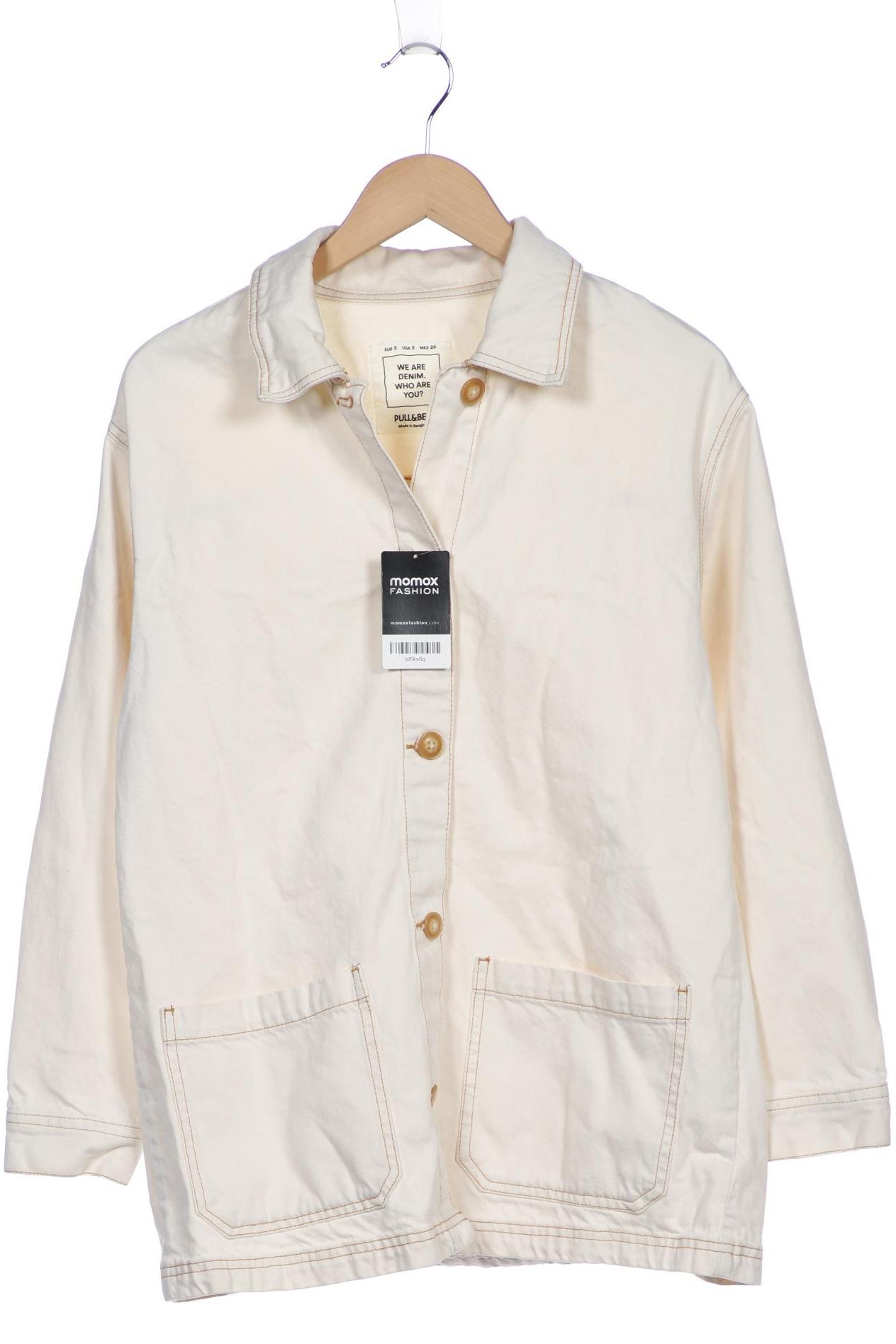 

Pull & Bear Damen Jacke, cremeweiß, Gr. 36