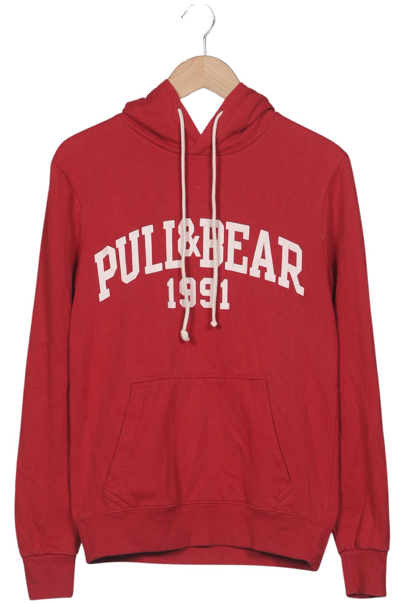 

Pull & Bear Damen Kapuzenpullover, rot, Gr. 36