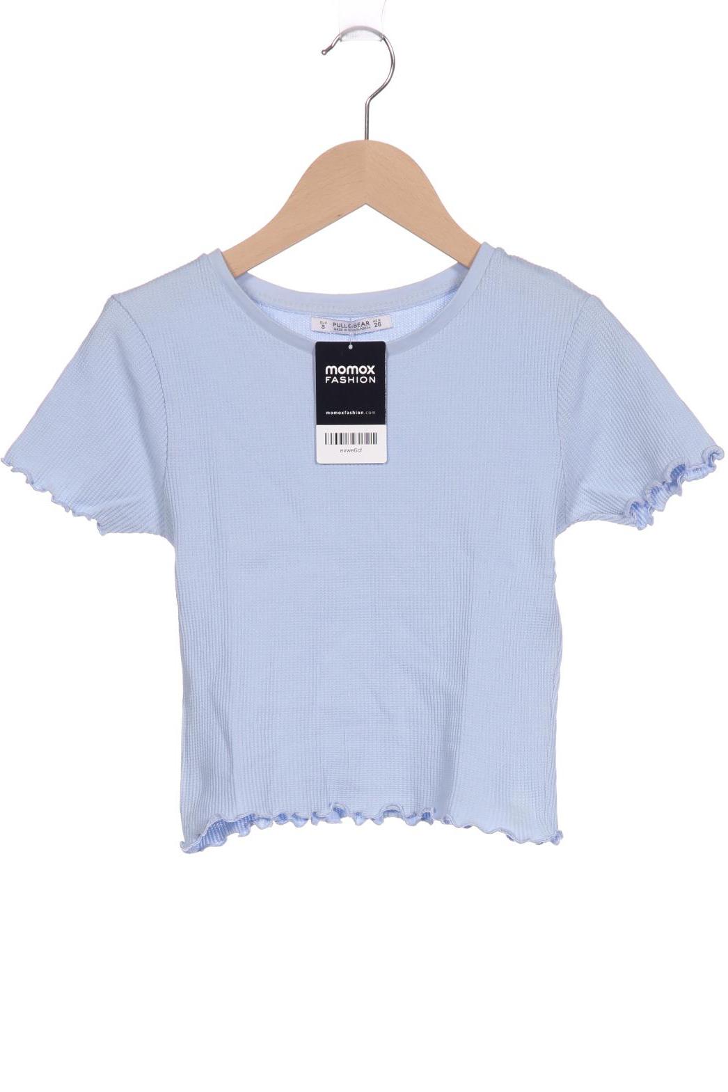 

Pull & Bear Damen T-Shirt, hellblau, Gr. 36
