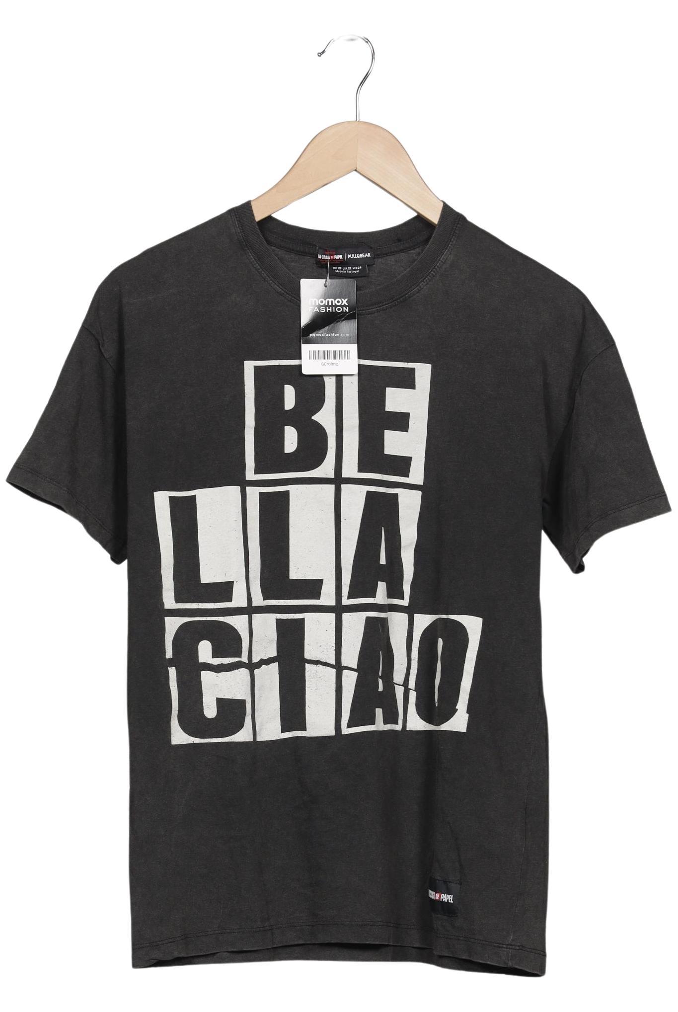 

Pull & Bear Damen T-Shirt, schwarz, Gr. 34
