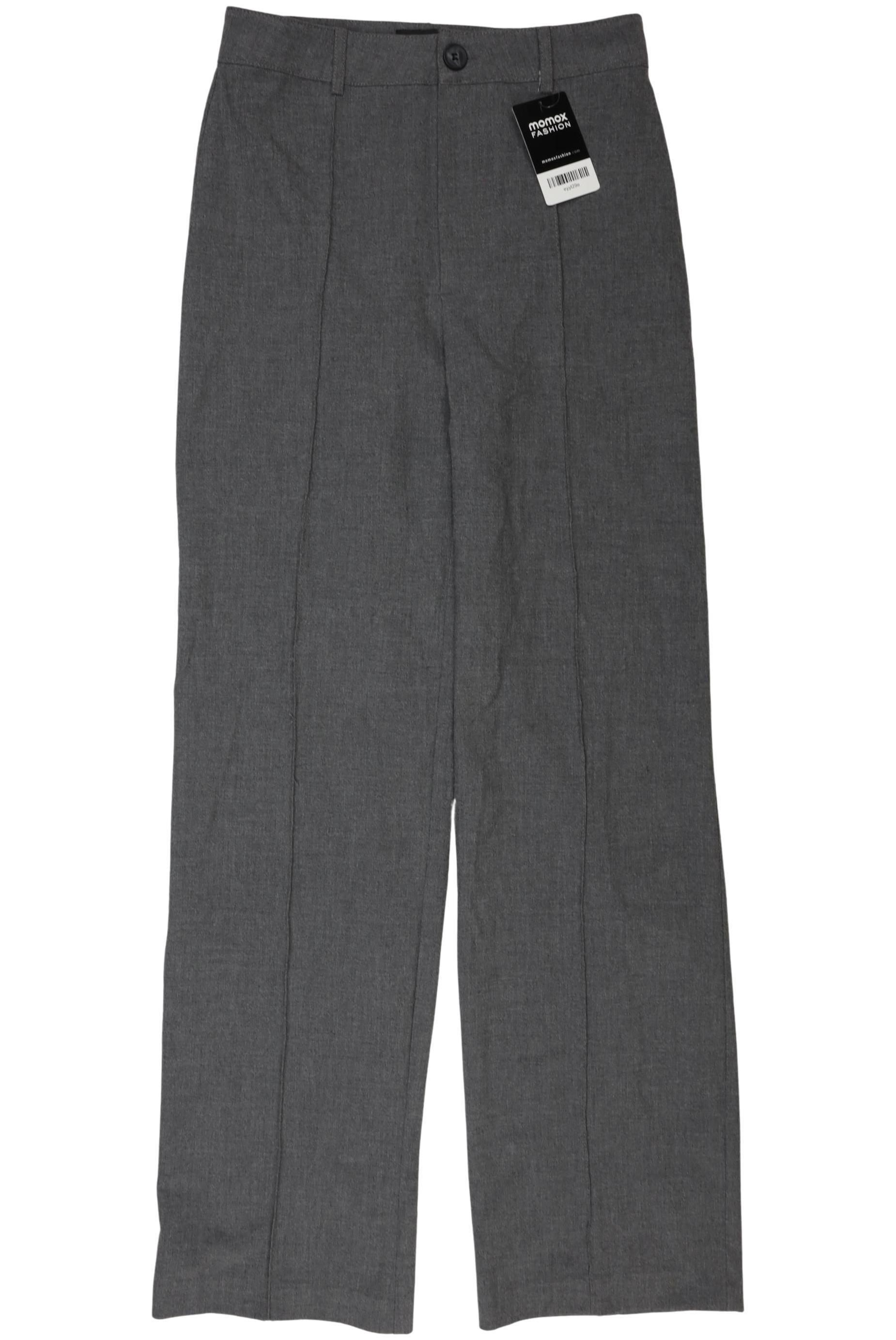 

Pull & Bear Damen Stoffhose, grau, Gr. 0