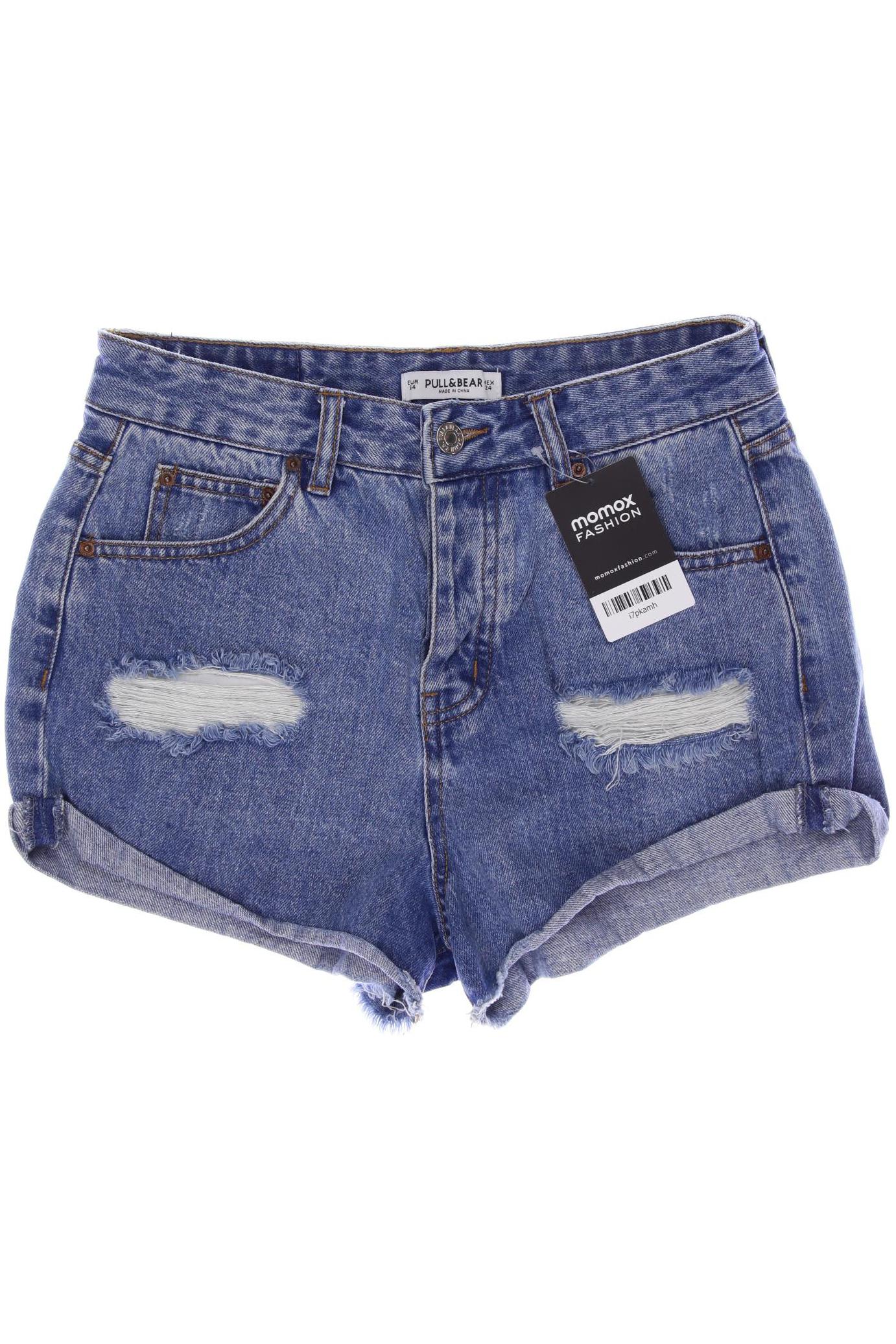 

Pull & Bear Damen Shorts, blau, Gr. 34