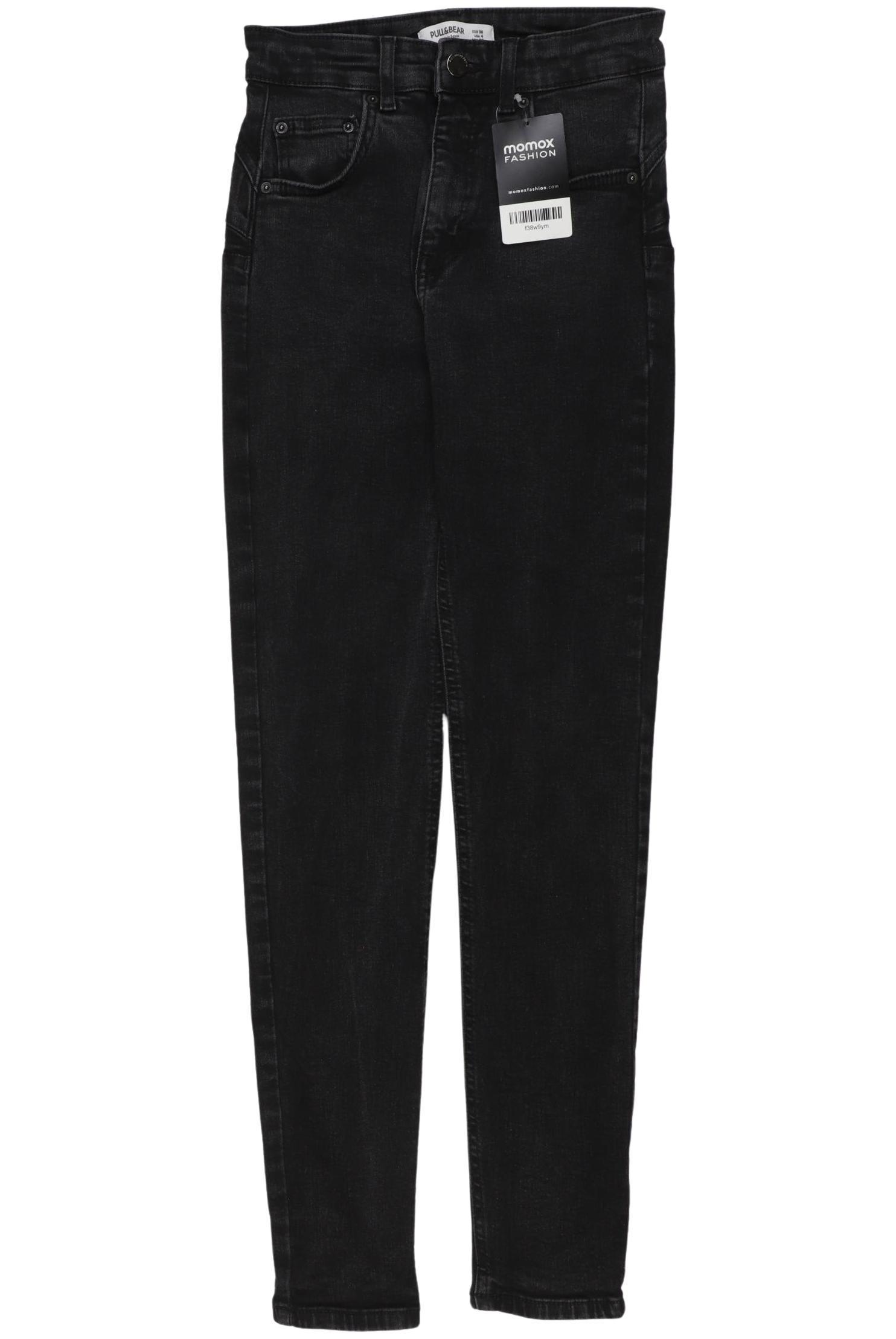

Pull & Bear Damen Jeans, schwarz, Gr. 36