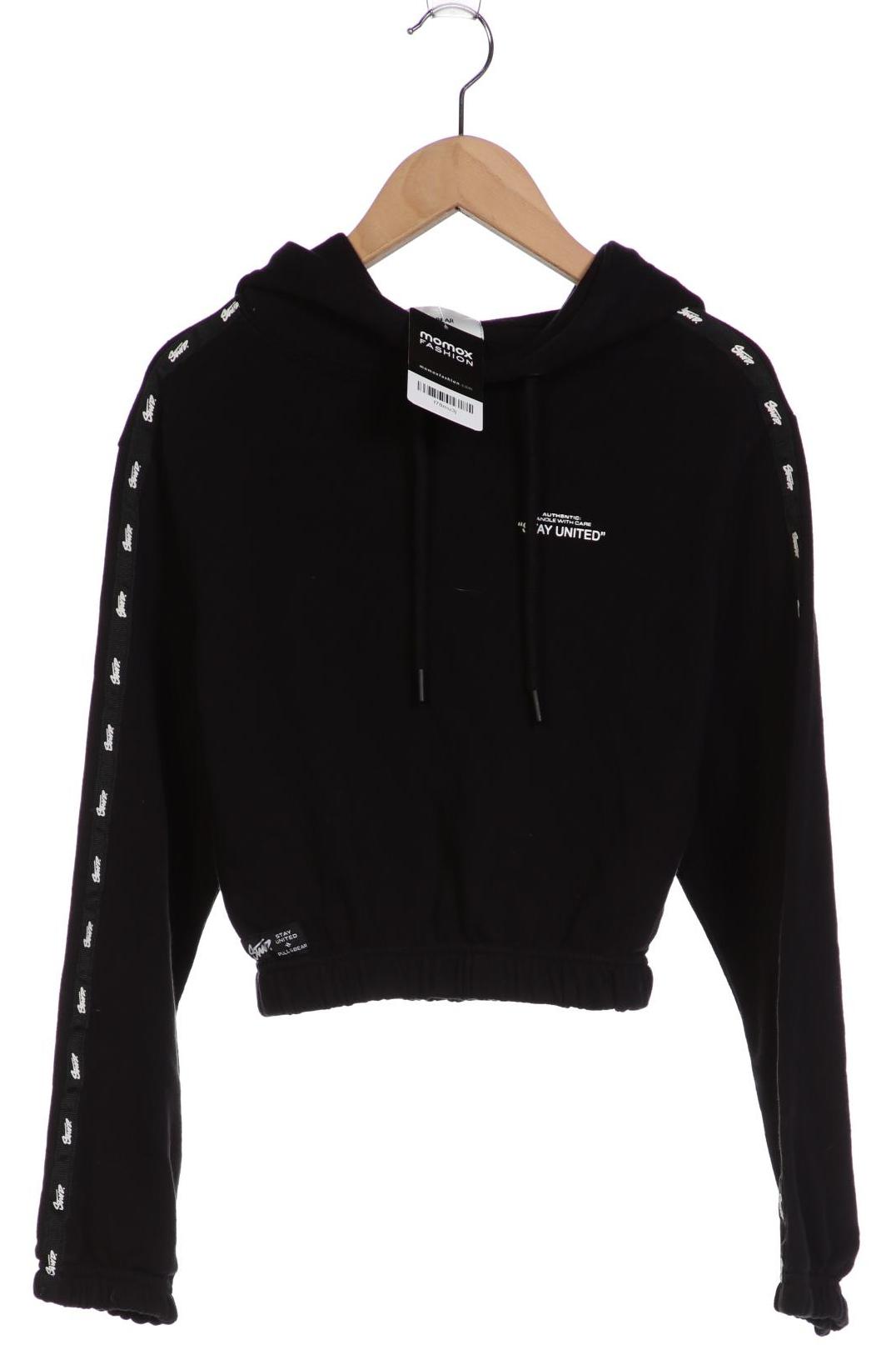 

Pull & Bear Damen Kapuzenpullover, schwarz