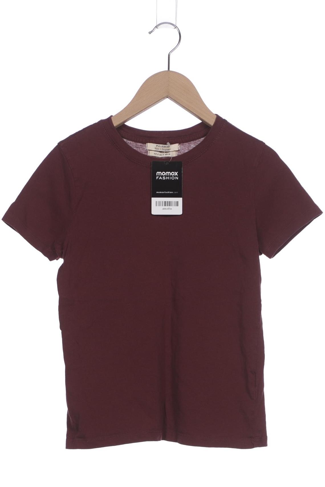 

Pull & Bear Damen T-Shirt, bordeaux, Gr. 36