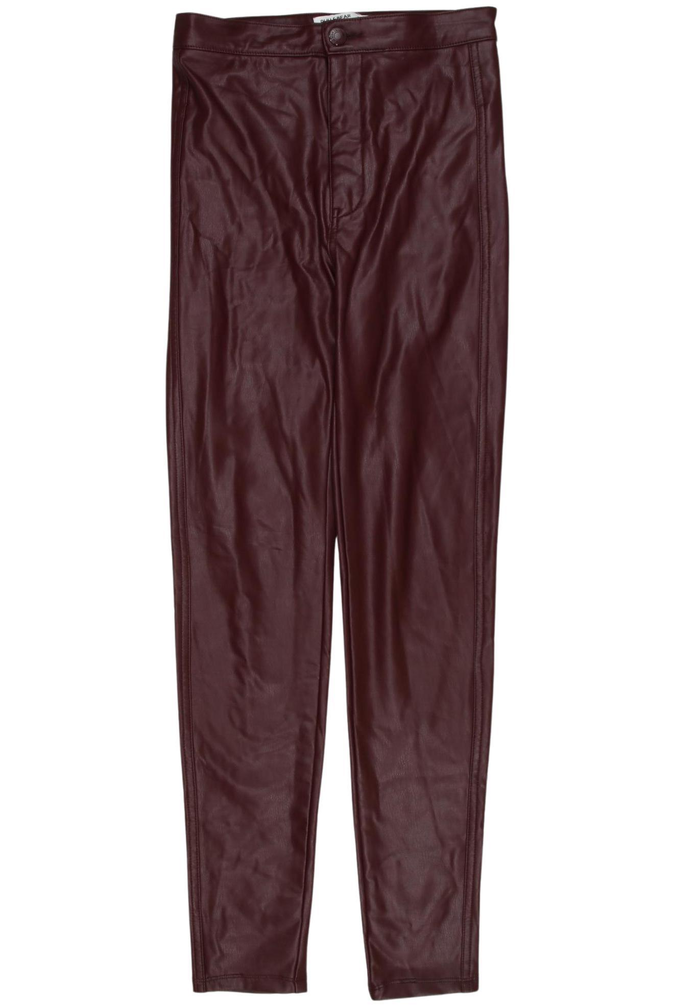 

Pull & Bear Damen Stoffhose, bordeaux, Gr. 34