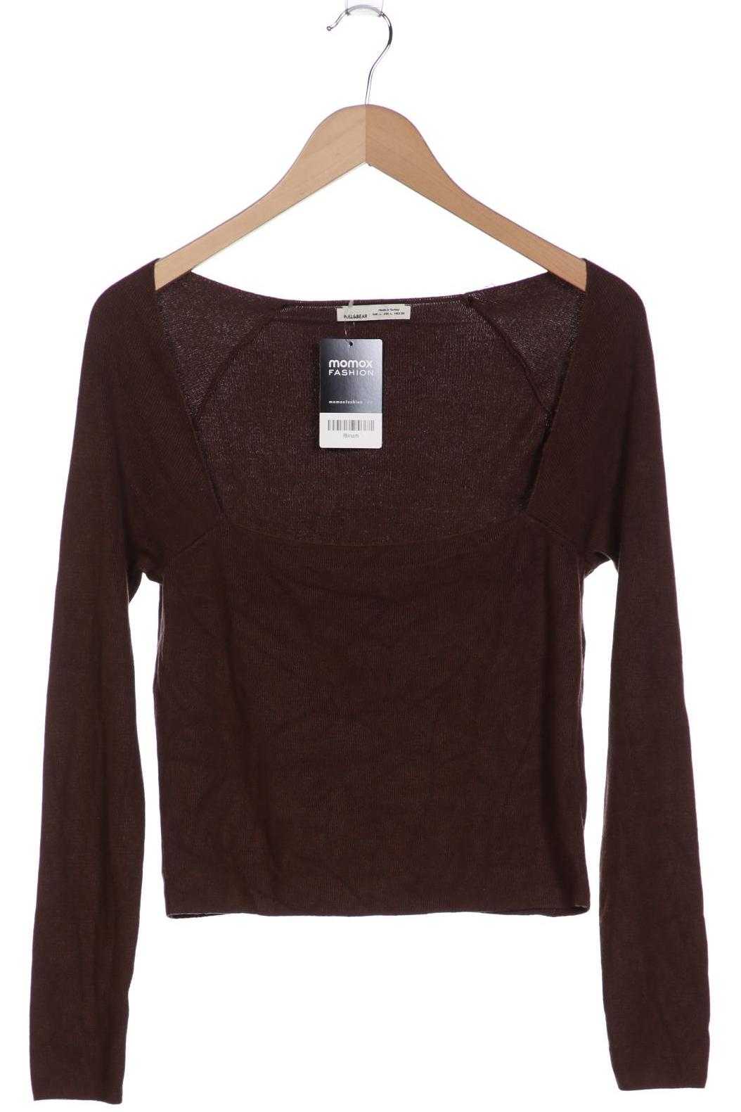 

Pull & Bear Damen Langarmshirt, braun, Gr. 42