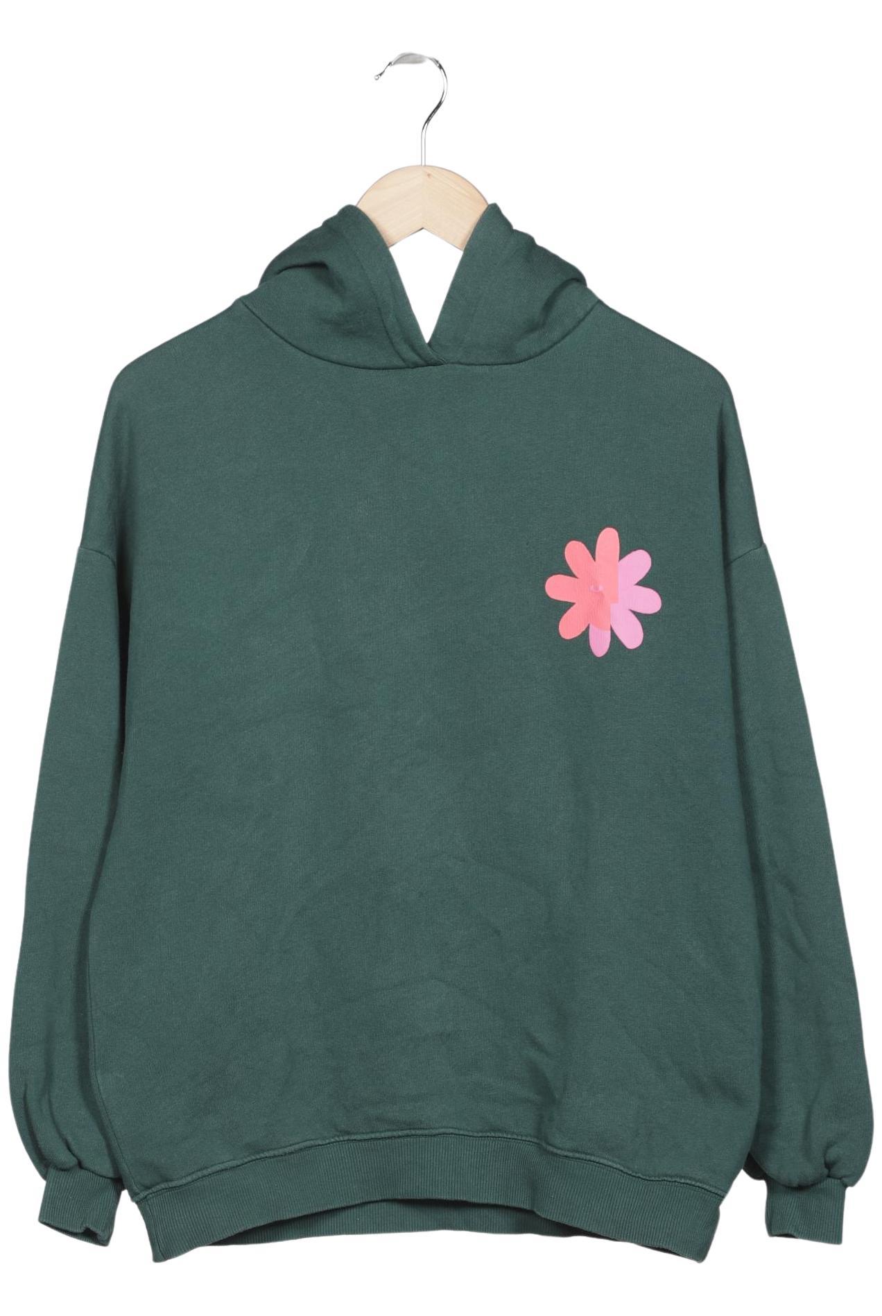 

Pull & Bear Damen Kapuzenpullover, grün, Gr. 36