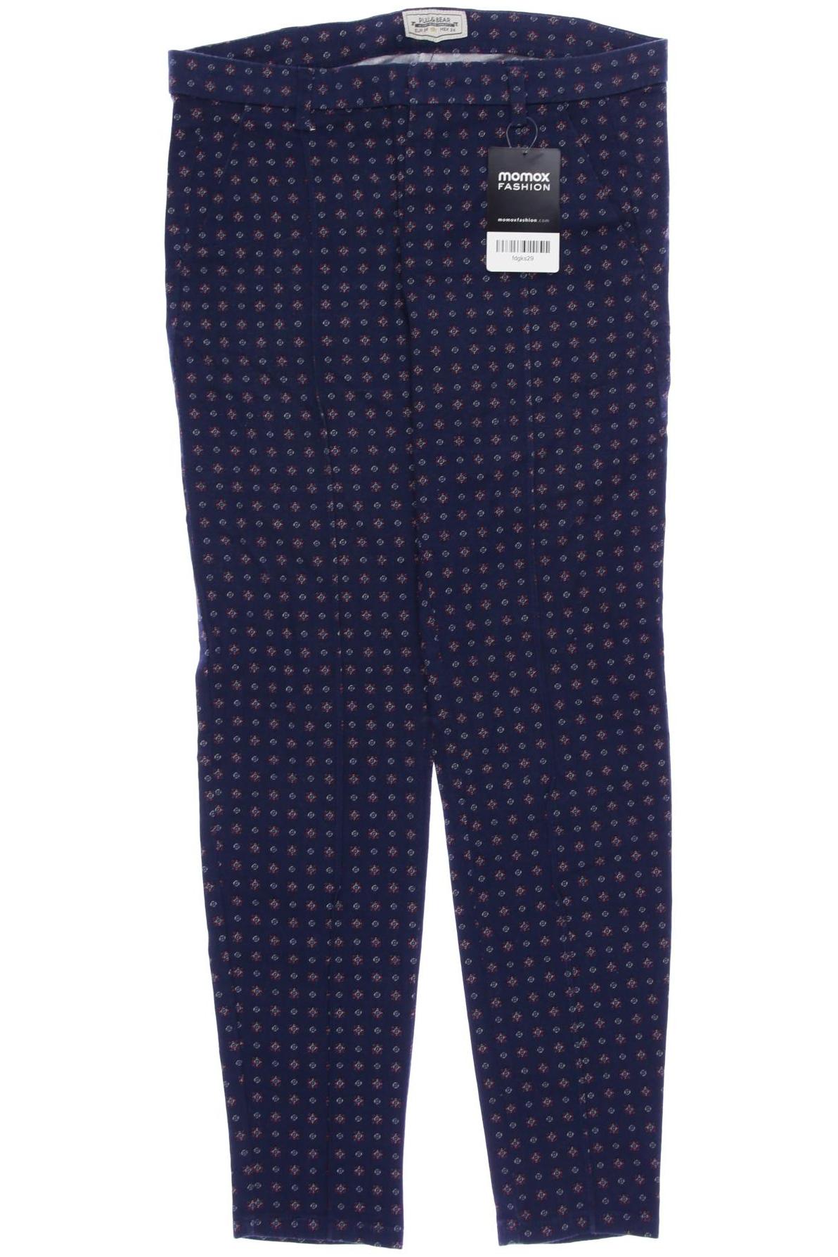 

Pull & Bear Damen Stoffhose, marineblau, Gr. 34