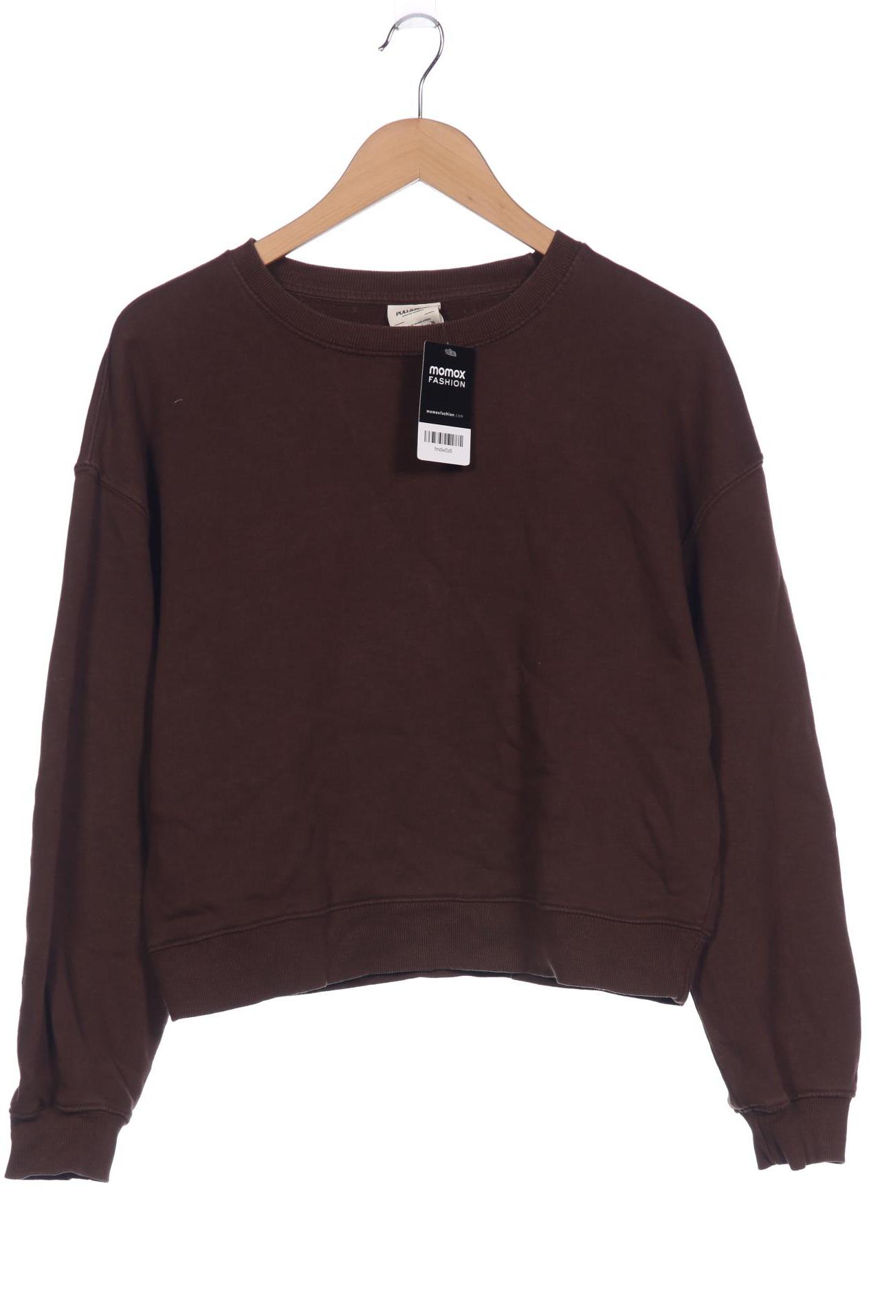 

Pull & Bear Damen Sweatshirt, braun, Gr. 38