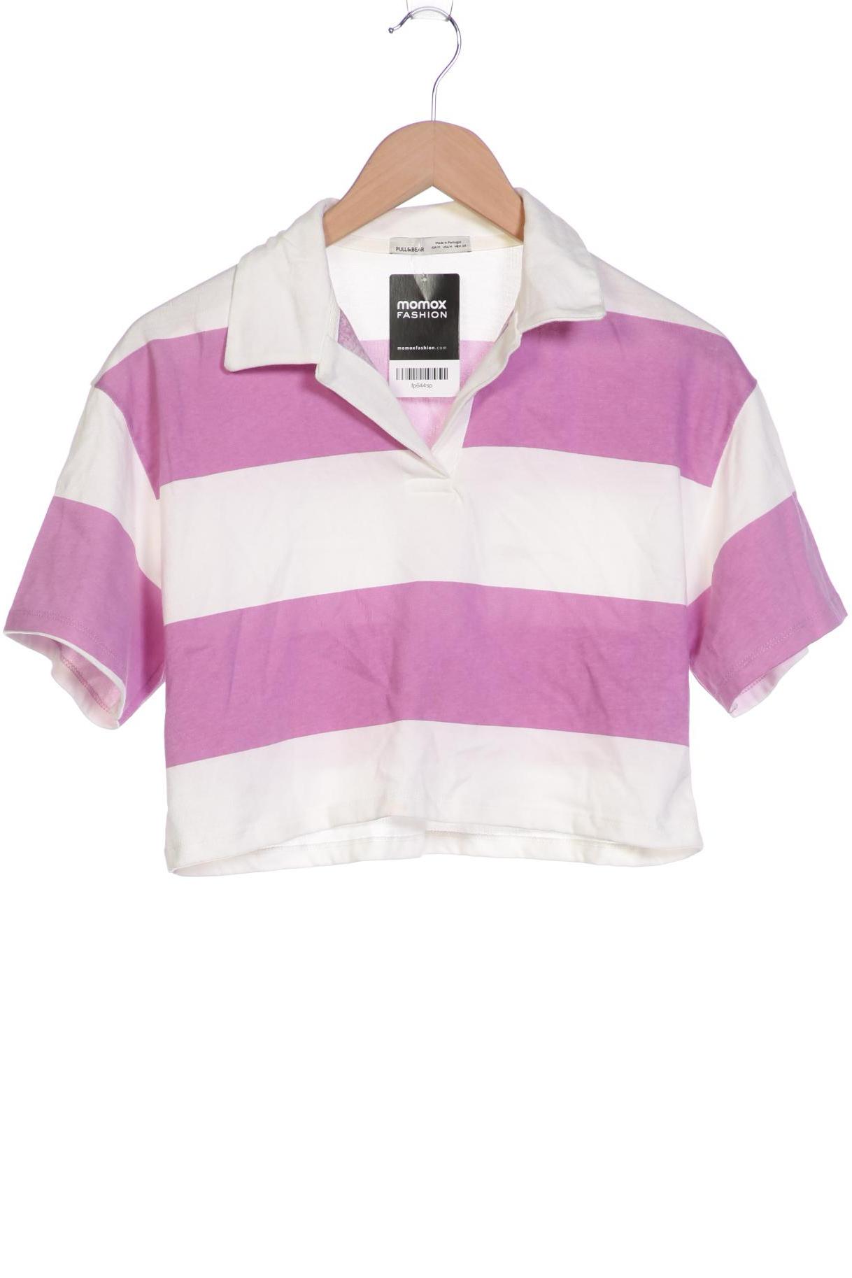 

Pull & Bear Damen Poloshirt, weiß