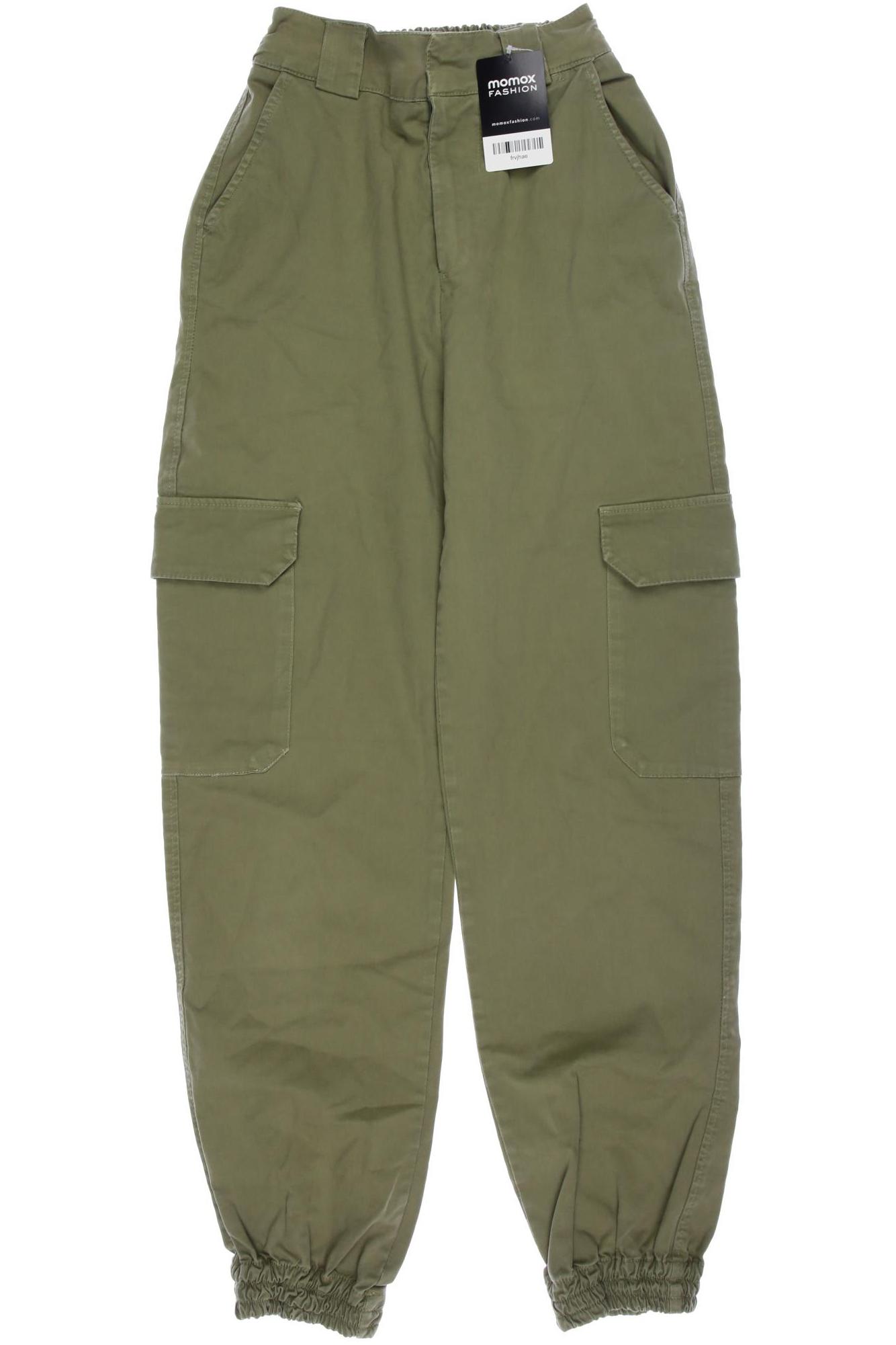

Pull & Bear Damen Stoffhose, grün, Gr. 0