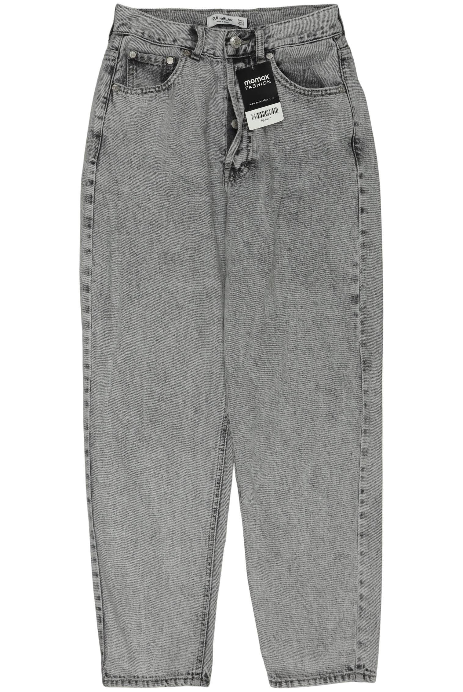 

Pull & Bear Damen Jeans, grau, Gr. 34