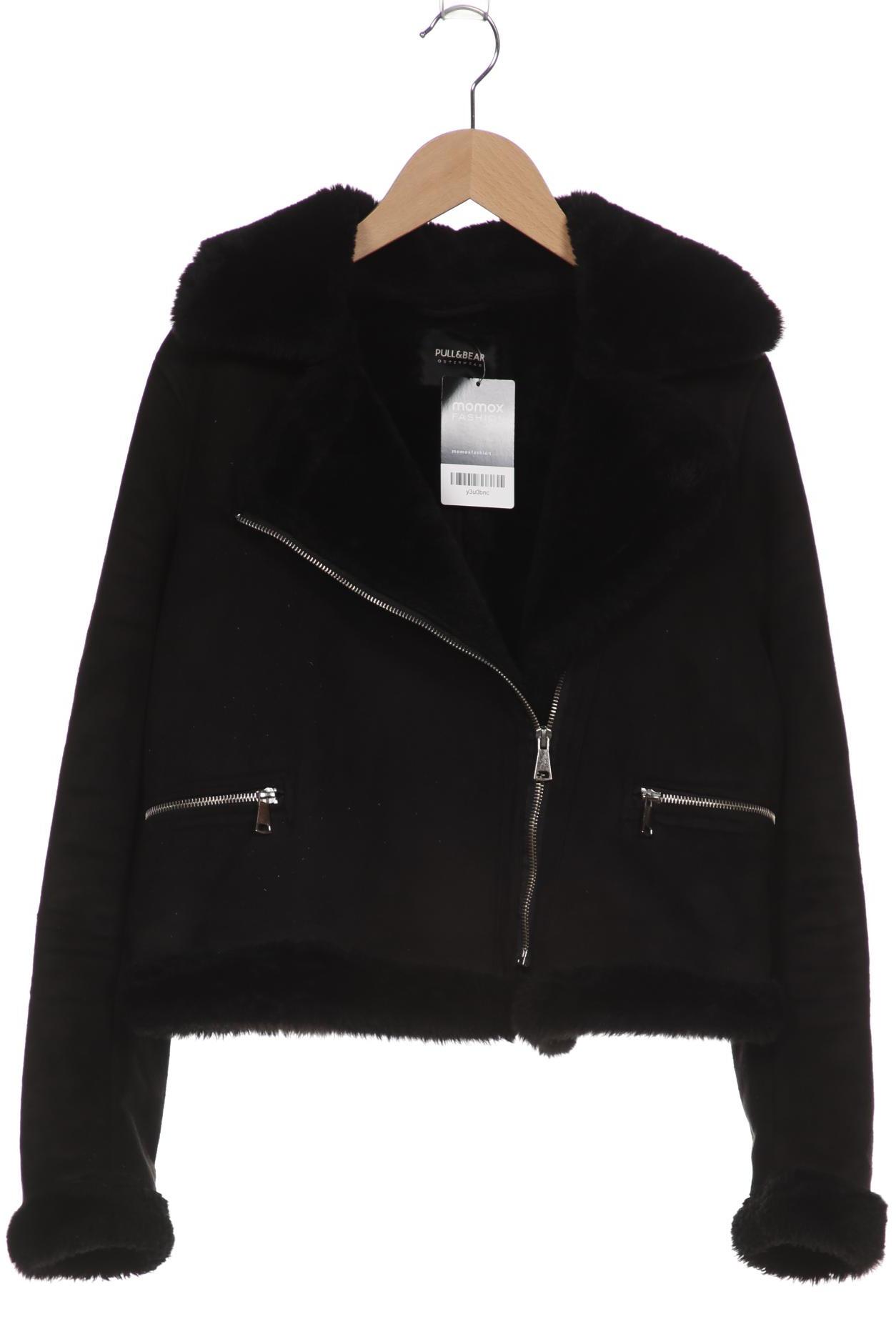 

Pull & Bear Damen Jacke, schwarz, Gr. 38