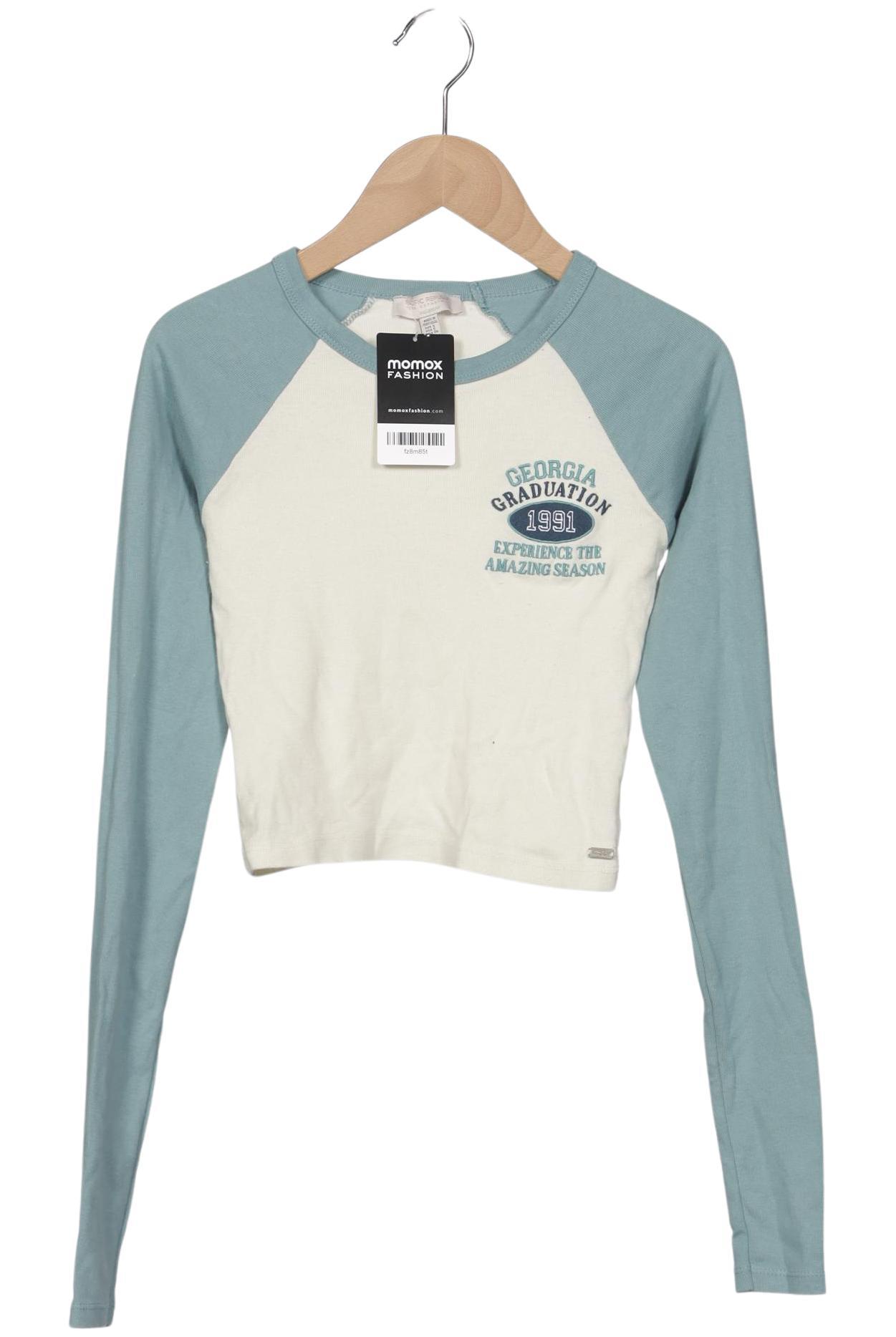 

Pull & Bear Damen Langarmshirt, mehrfarbig, Gr. 36