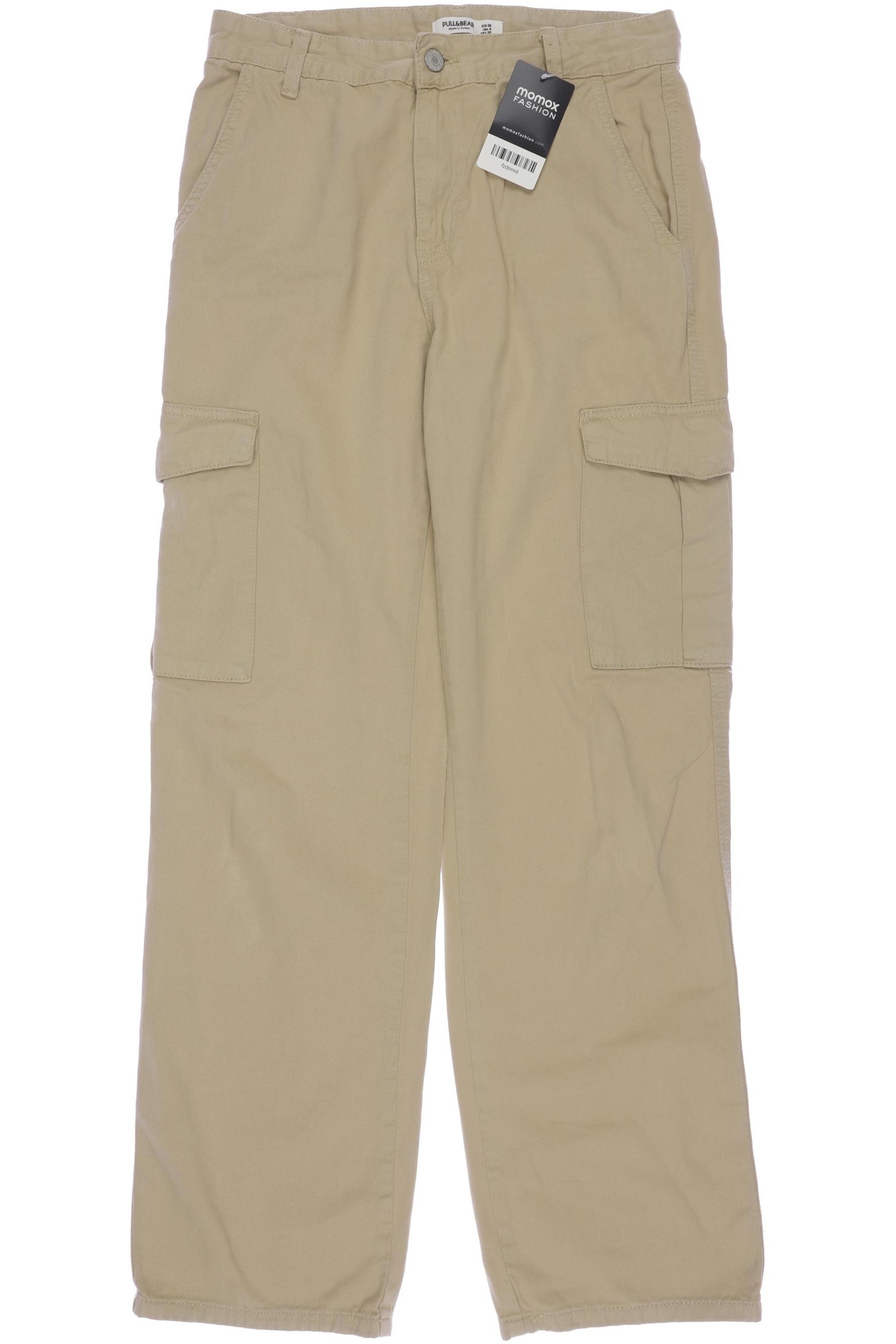 

Pull & Bear Damen Stoffhose, beige, Gr. 38
