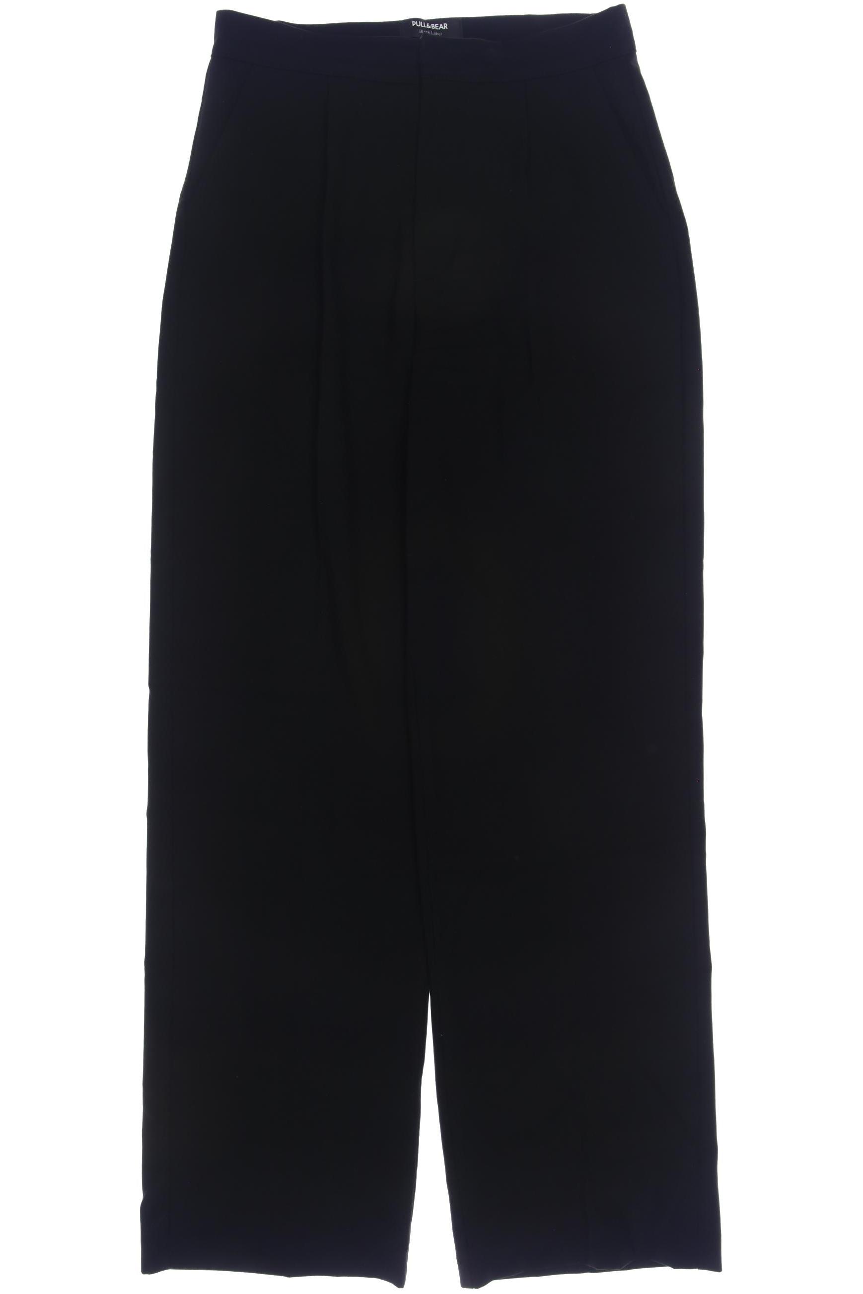 

Pull & Bear Damen Stoffhose, schwarz, Gr. 0