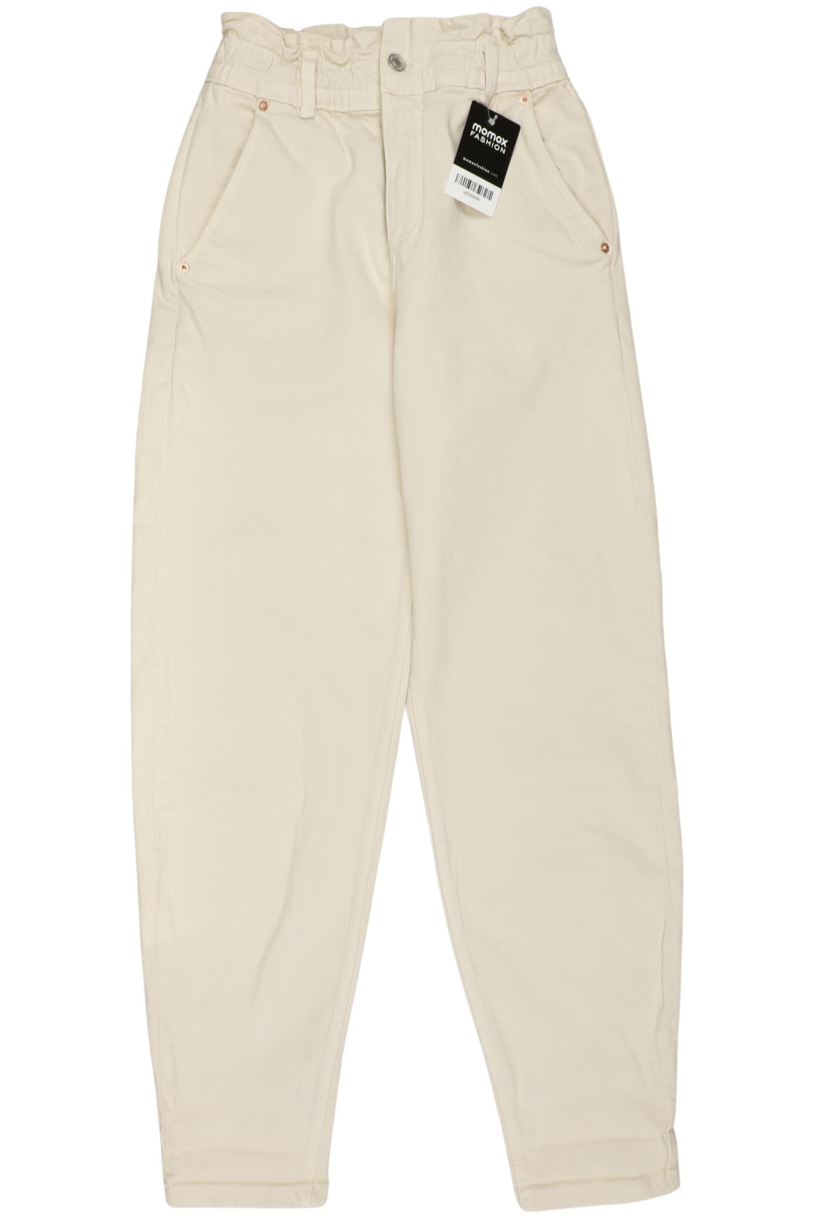 

Pull & Bear Damen Jeans, cremeweiß, Gr. 32