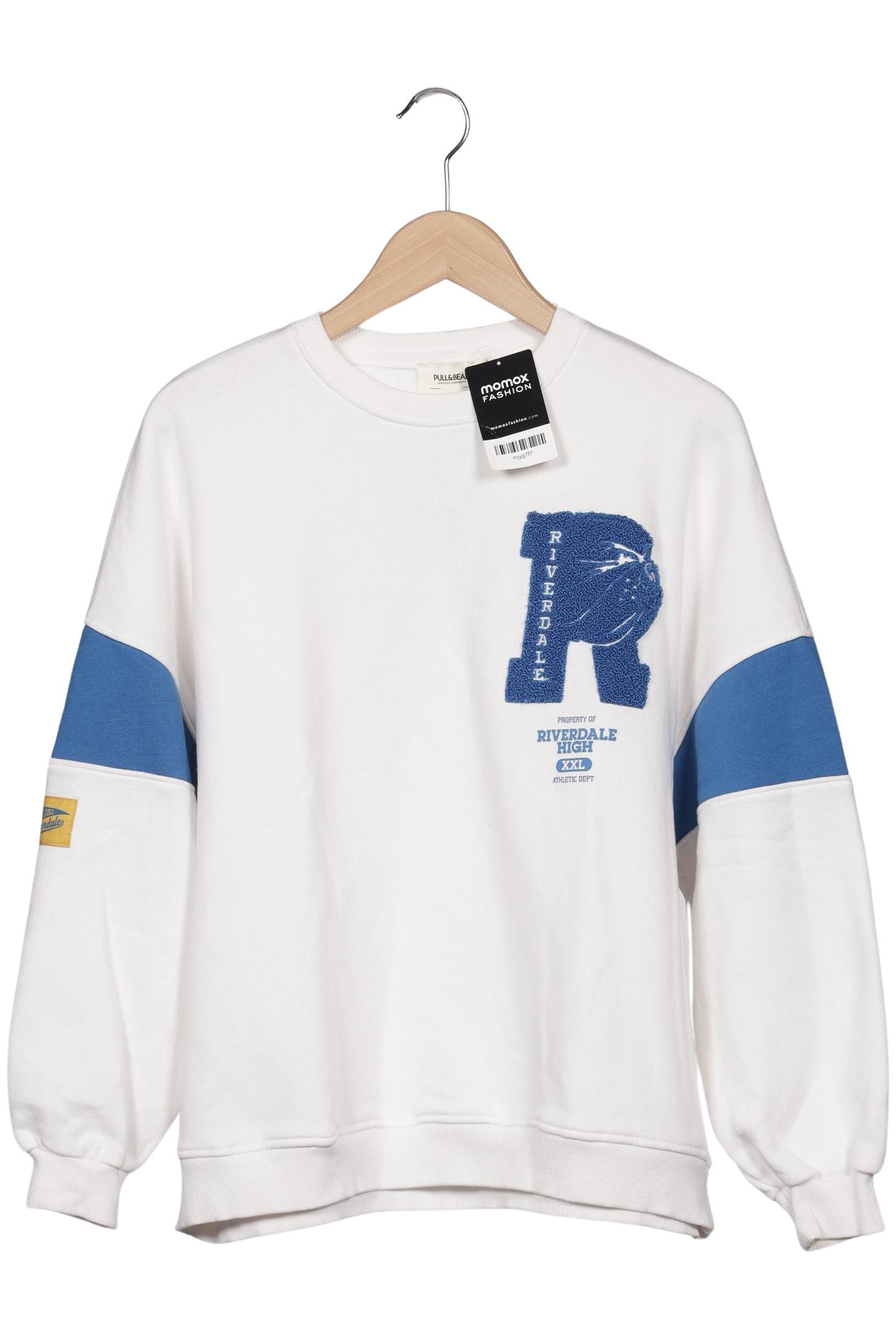 

Pull & Bear Damen Sweatshirt, weiß, Gr. 36