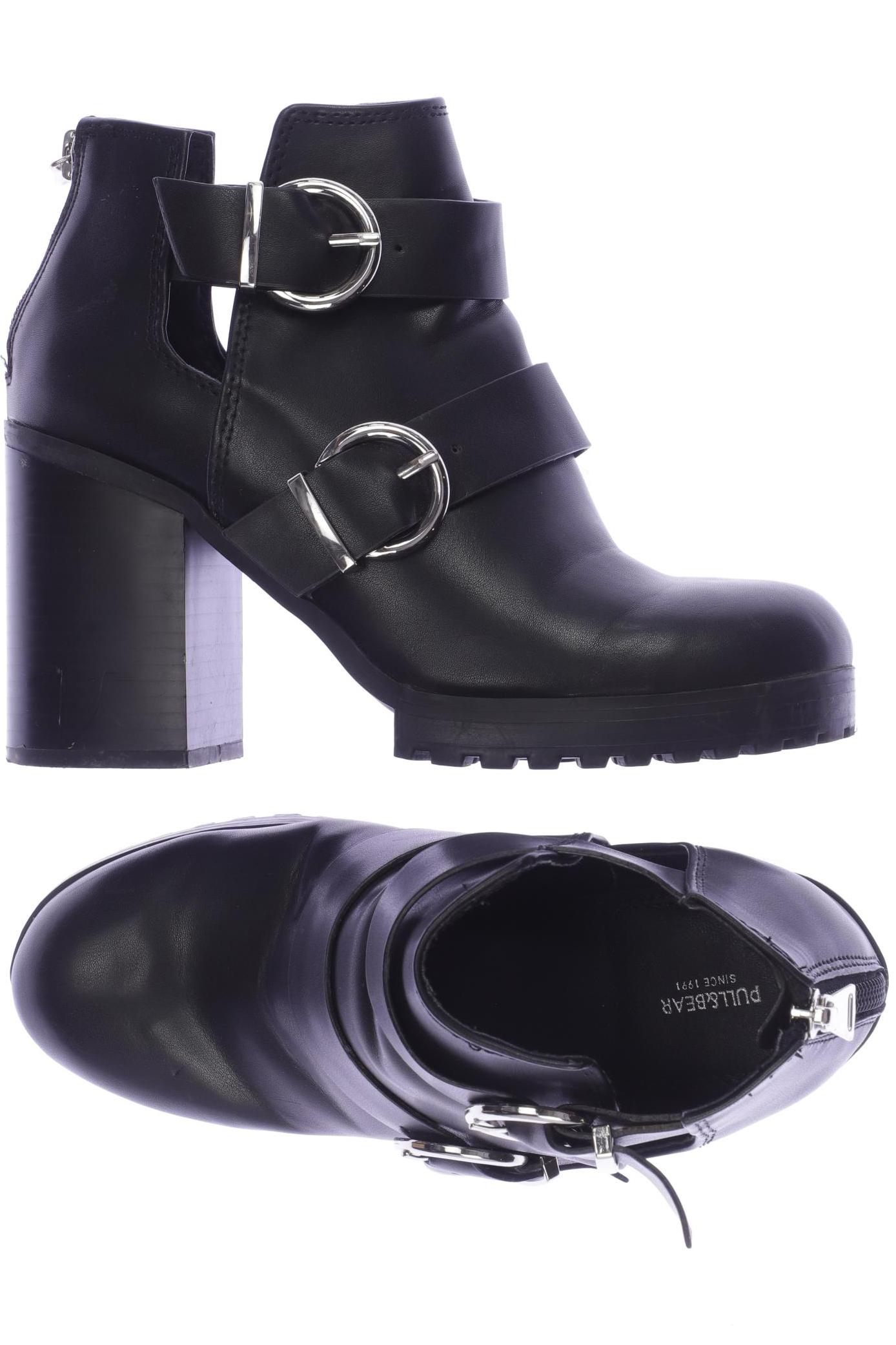 

Pull & Bear Damen Stiefelette, schwarz