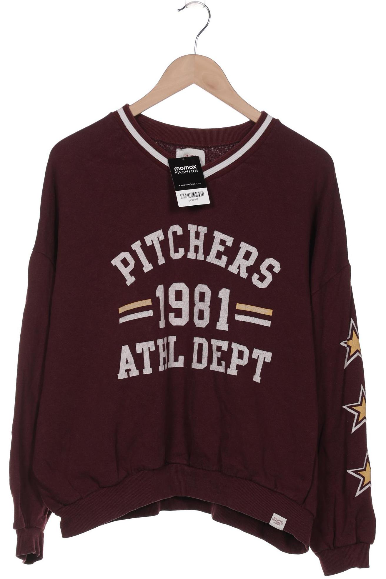 

Pull & Bear Damen Sweatshirt, bordeaux, Gr. 36