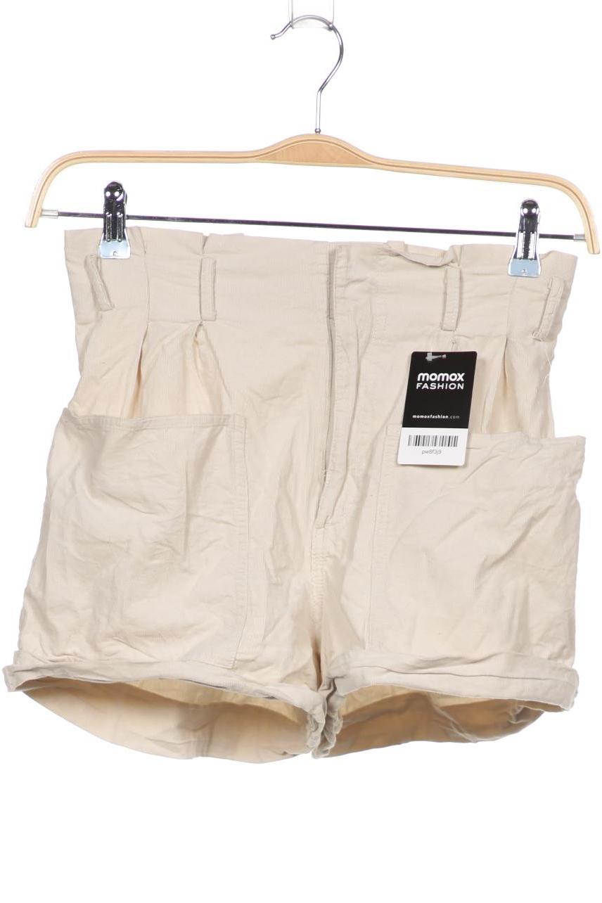

Pull & Bear Damen Shorts, cremeweiß, Gr. 36