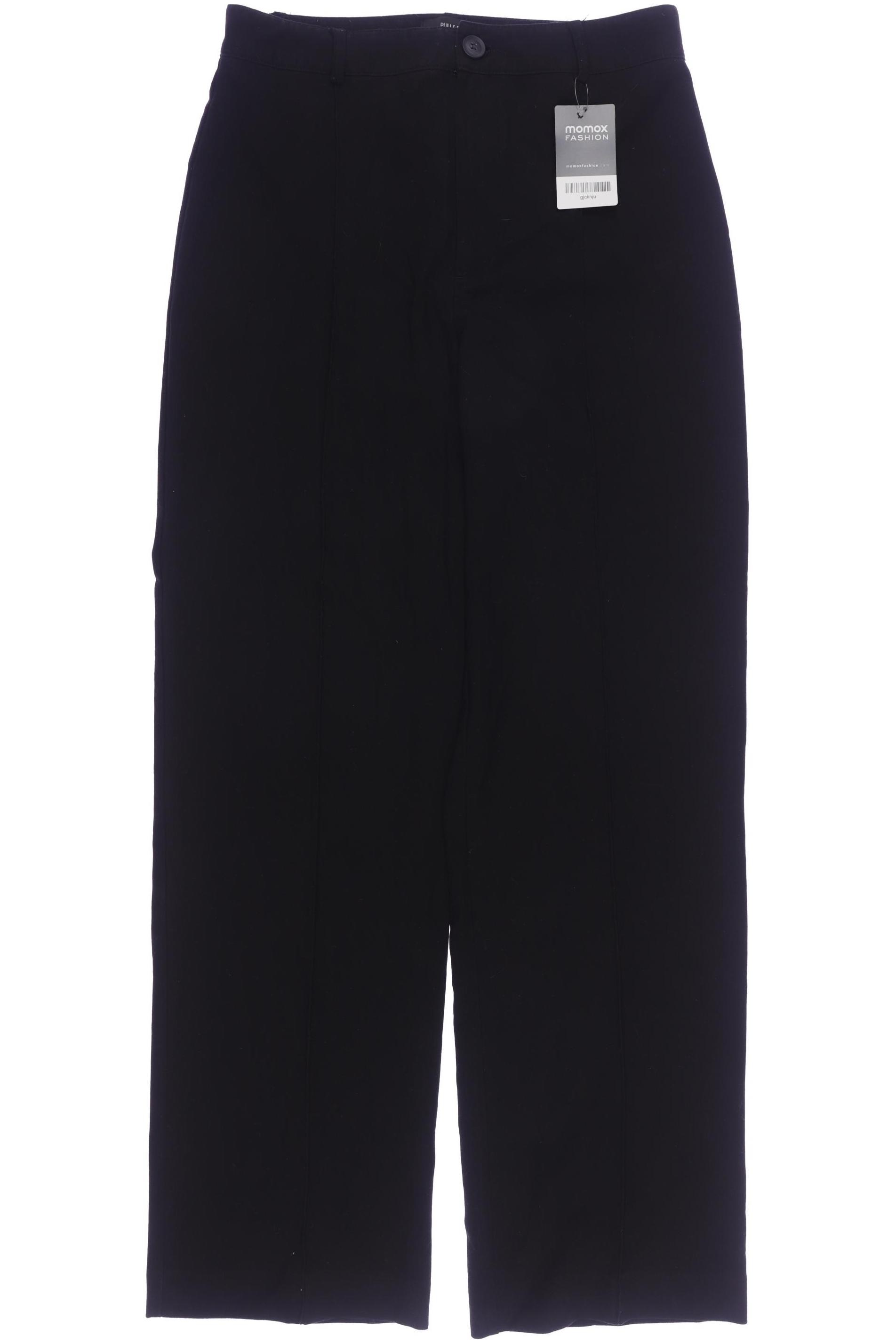 

Pull & Bear Damen Stoffhose, schwarz, Gr. 0