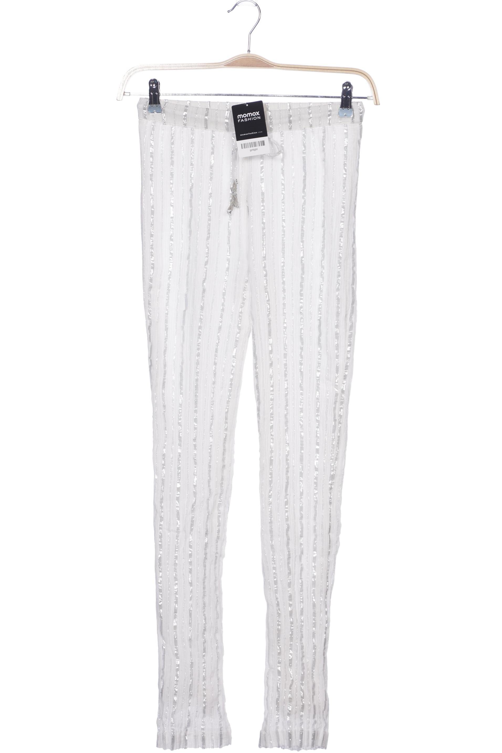 

Pull & Bear Damen Stoffhose, weiß, Gr. 0