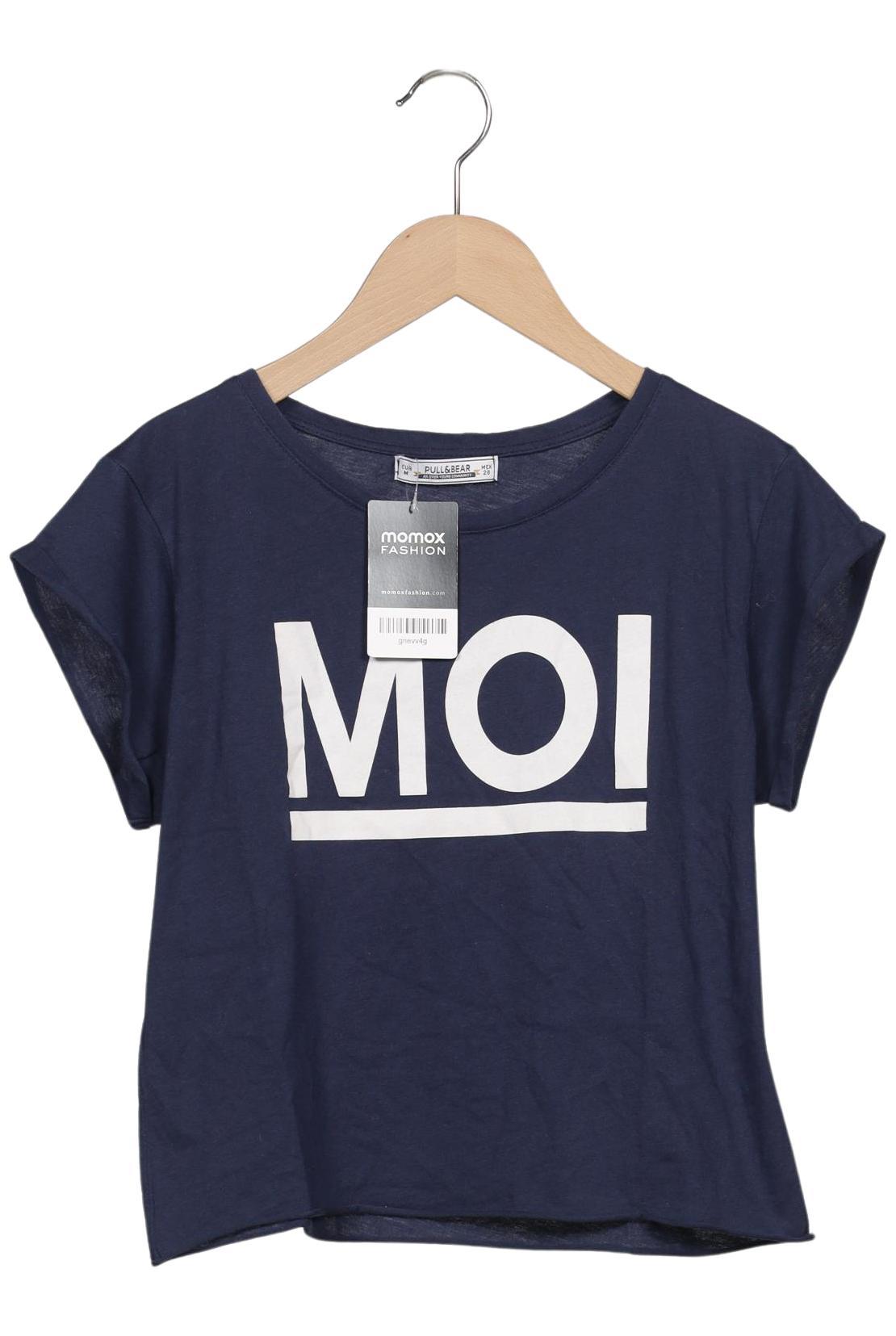

Pull & Bear Damen T-Shirt, marineblau, Gr. 38