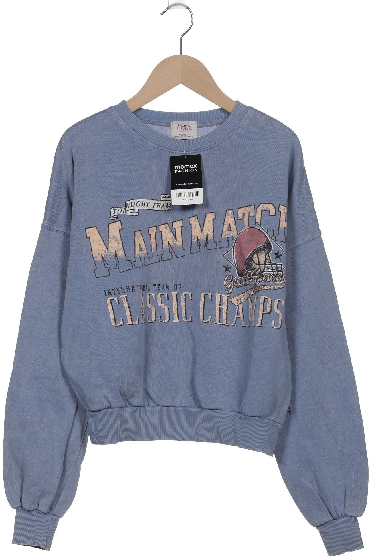 

Pull & Bear Damen Sweatshirt, blau, Gr. 36