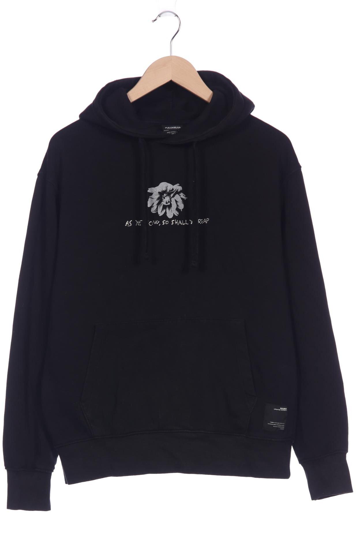 

Pull & Bear Damen Kapuzenpullover, schwarz, Gr. 36