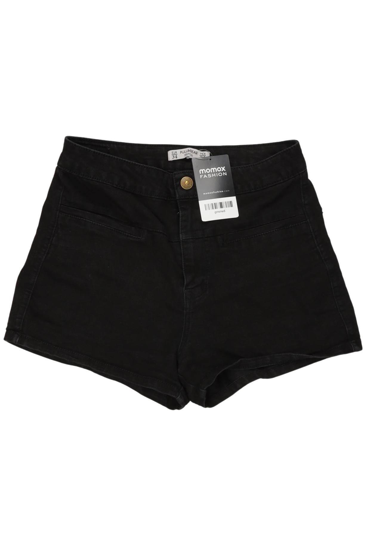

Pull & Bear Damen Shorts, schwarz, Gr. 34