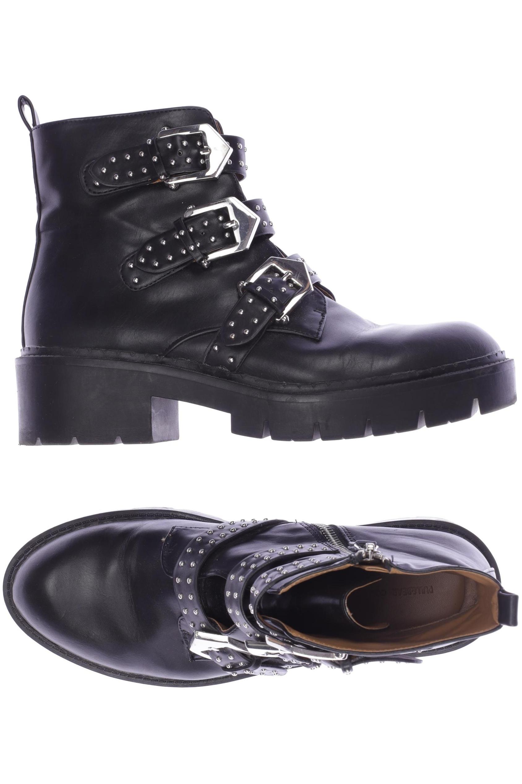 

Pull & Bear Damen Stiefelette, schwarz, Gr. 39
