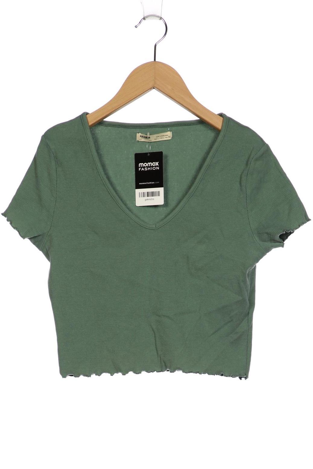 

Pull & Bear Damen T-Shirt, grün, Gr. 42