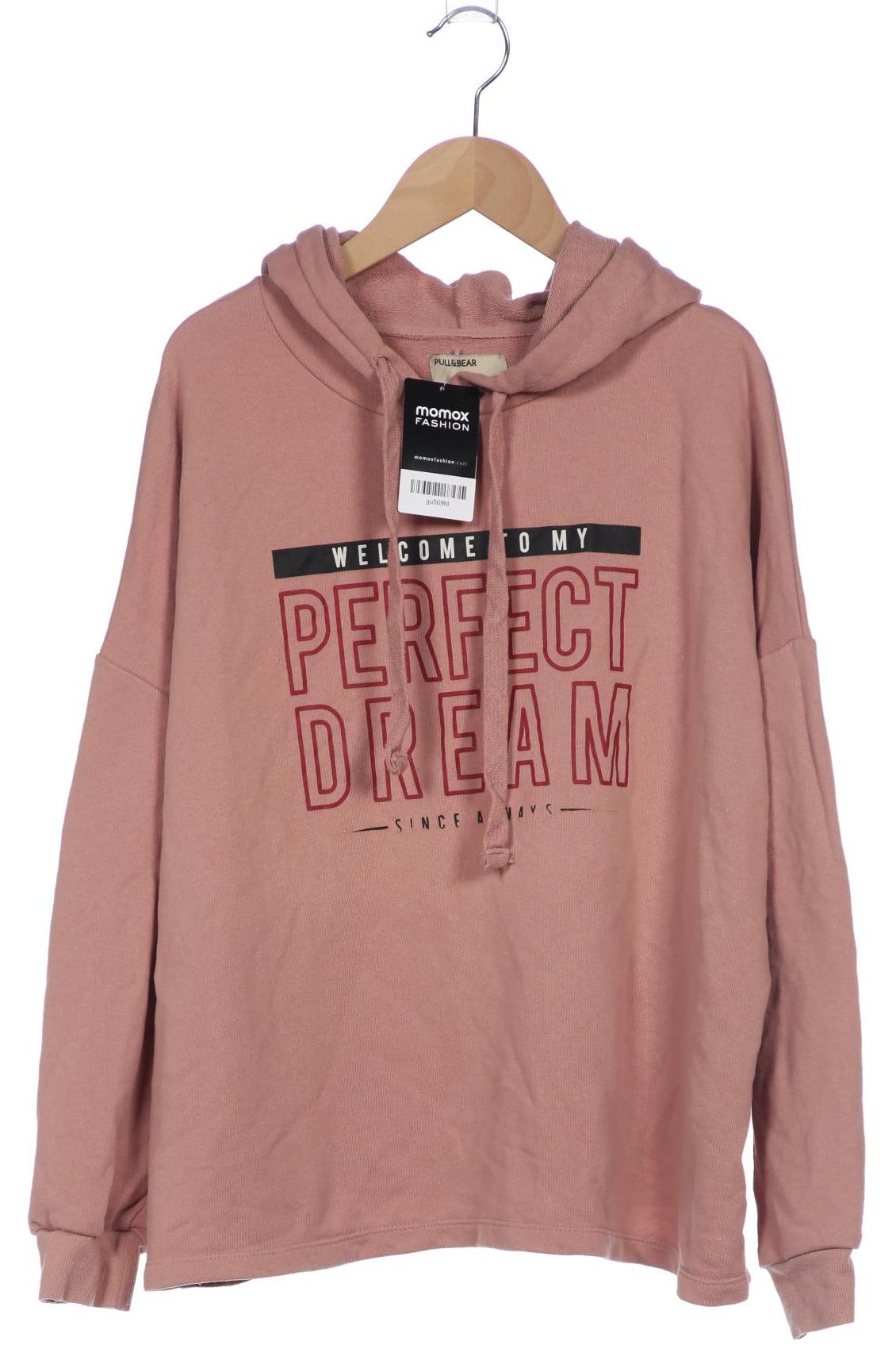 

Pull & Bear Damen Kapuzenpullover, pink, Gr. 38