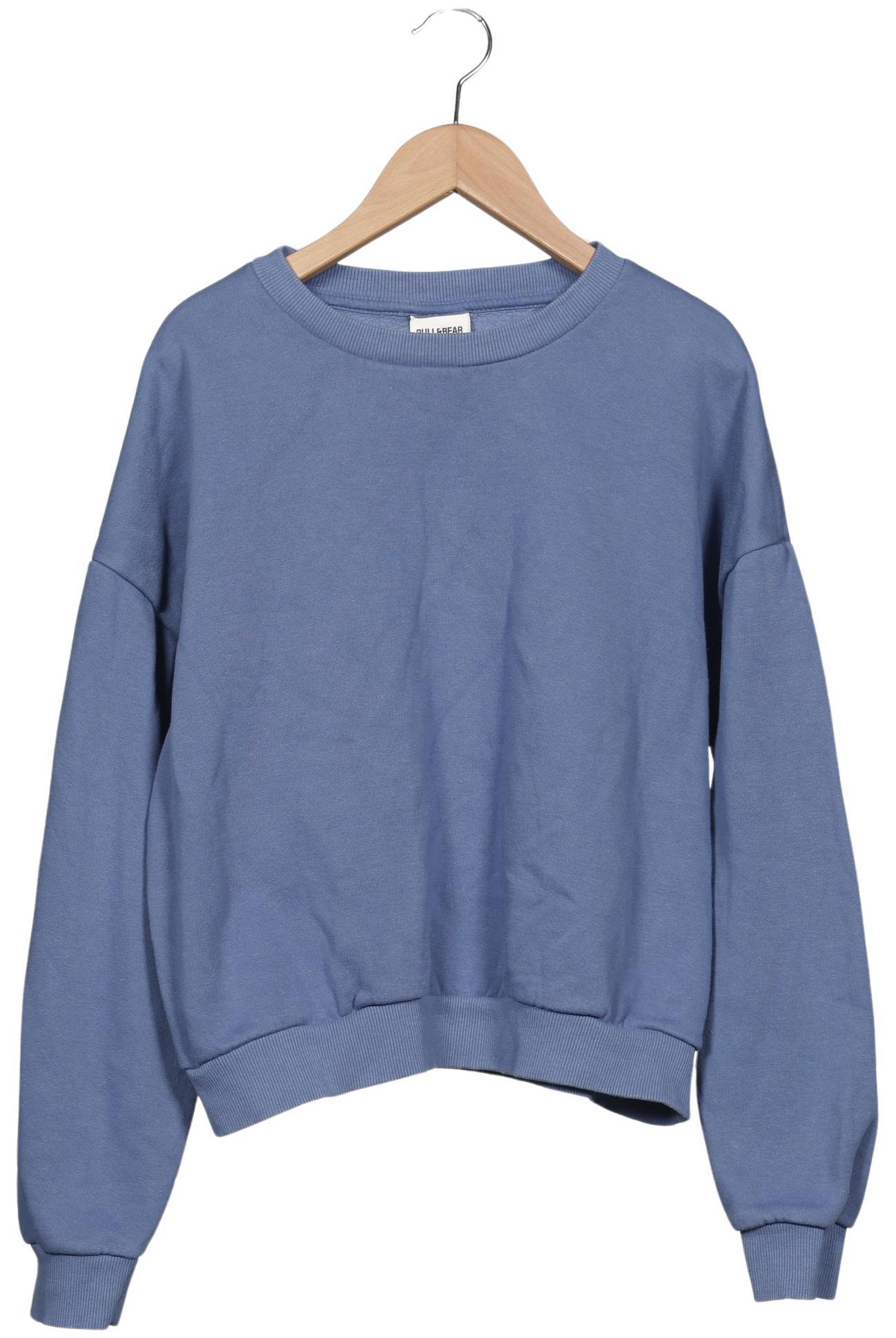 

Pull & Bear Damen Sweatshirt, blau, Gr. 38