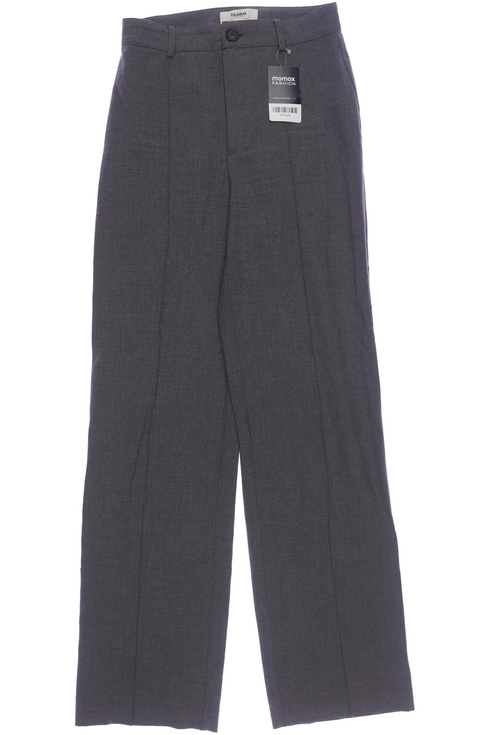 

Pull & Bear Damen Stoffhose, grau, Gr. 0