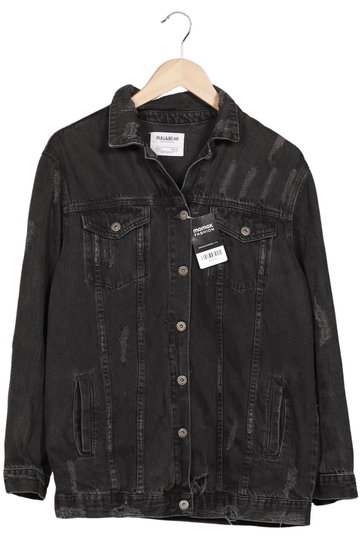 

Pull & Bear Damen Jacke, schwarz, Gr. 36