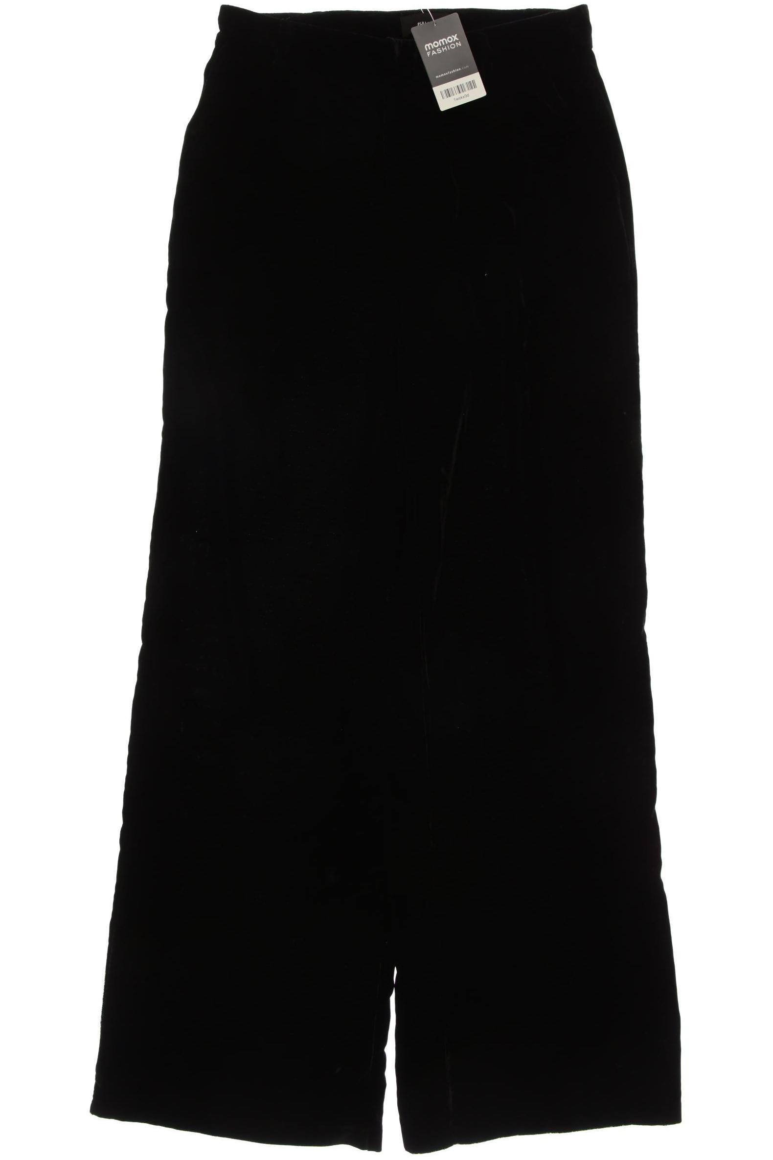 

Pull & Bear Damen Stoffhose, schwarz, Gr. 38