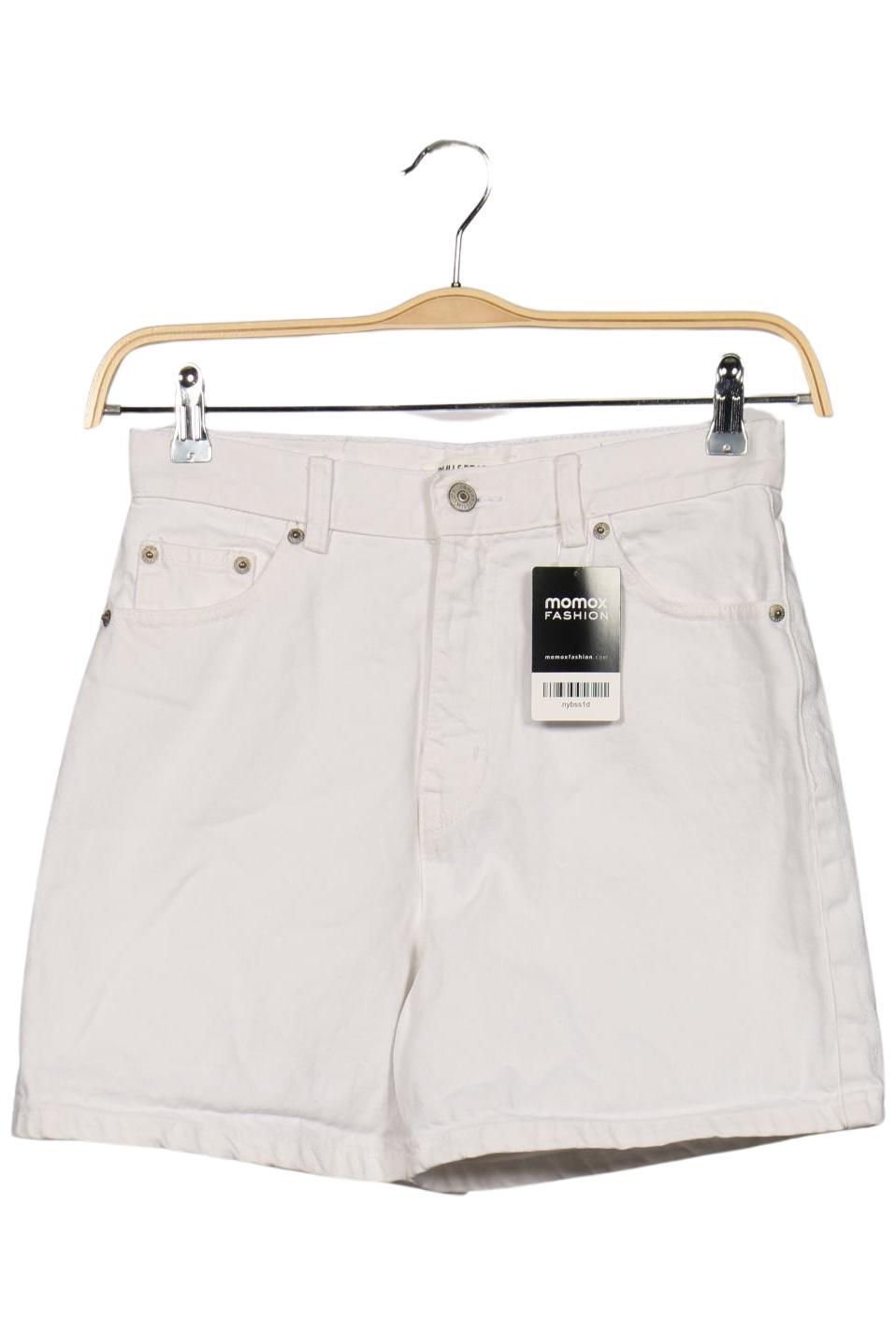 

Pull & Bear Damen Shorts, weiß, Gr. 38