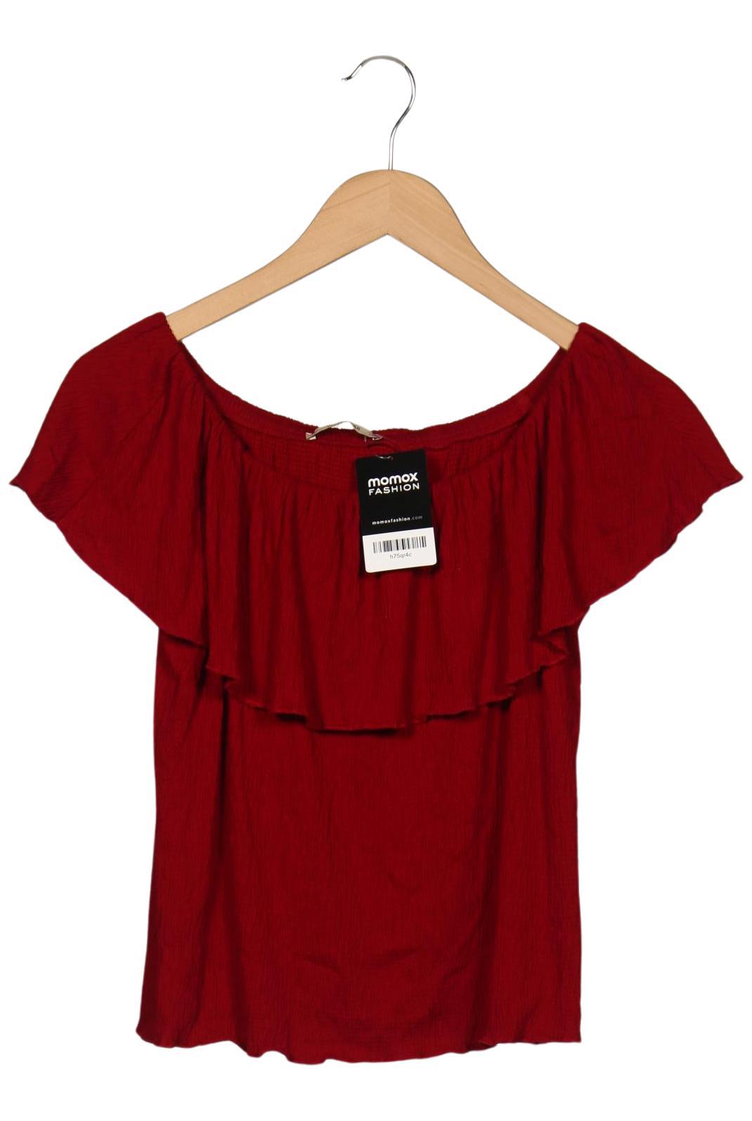 

Pull & Bear Damen T-Shirt, bordeaux, Gr. 36