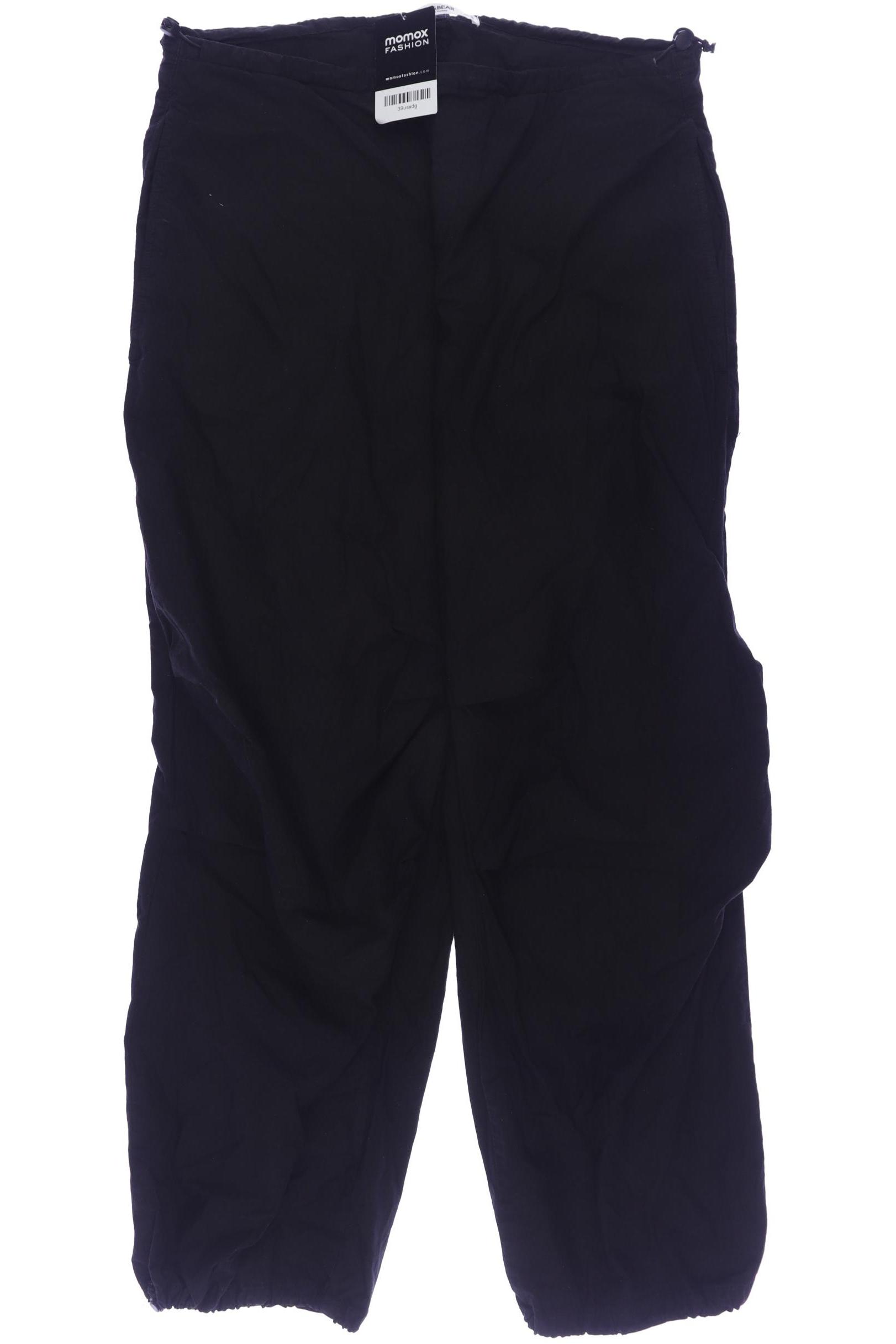 

Pull & Bear Damen Stoffhose, schwarz, Gr. 0