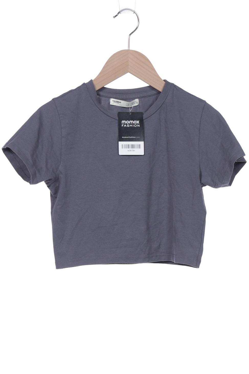 

Pull & Bear Damen T-Shirt, grau, Gr. 36