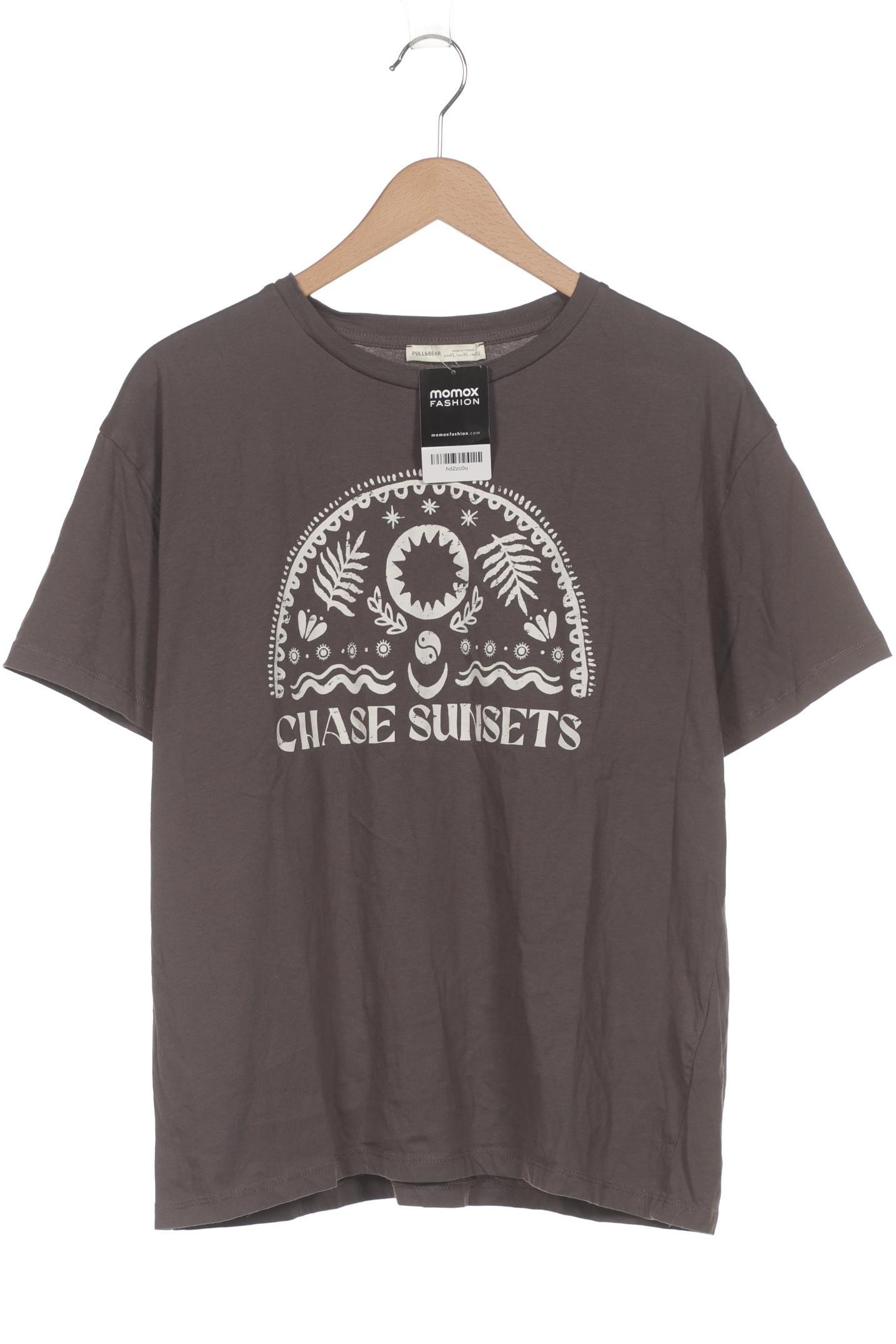 

Pull & Bear Damen T-Shirt, grau, Gr. 44