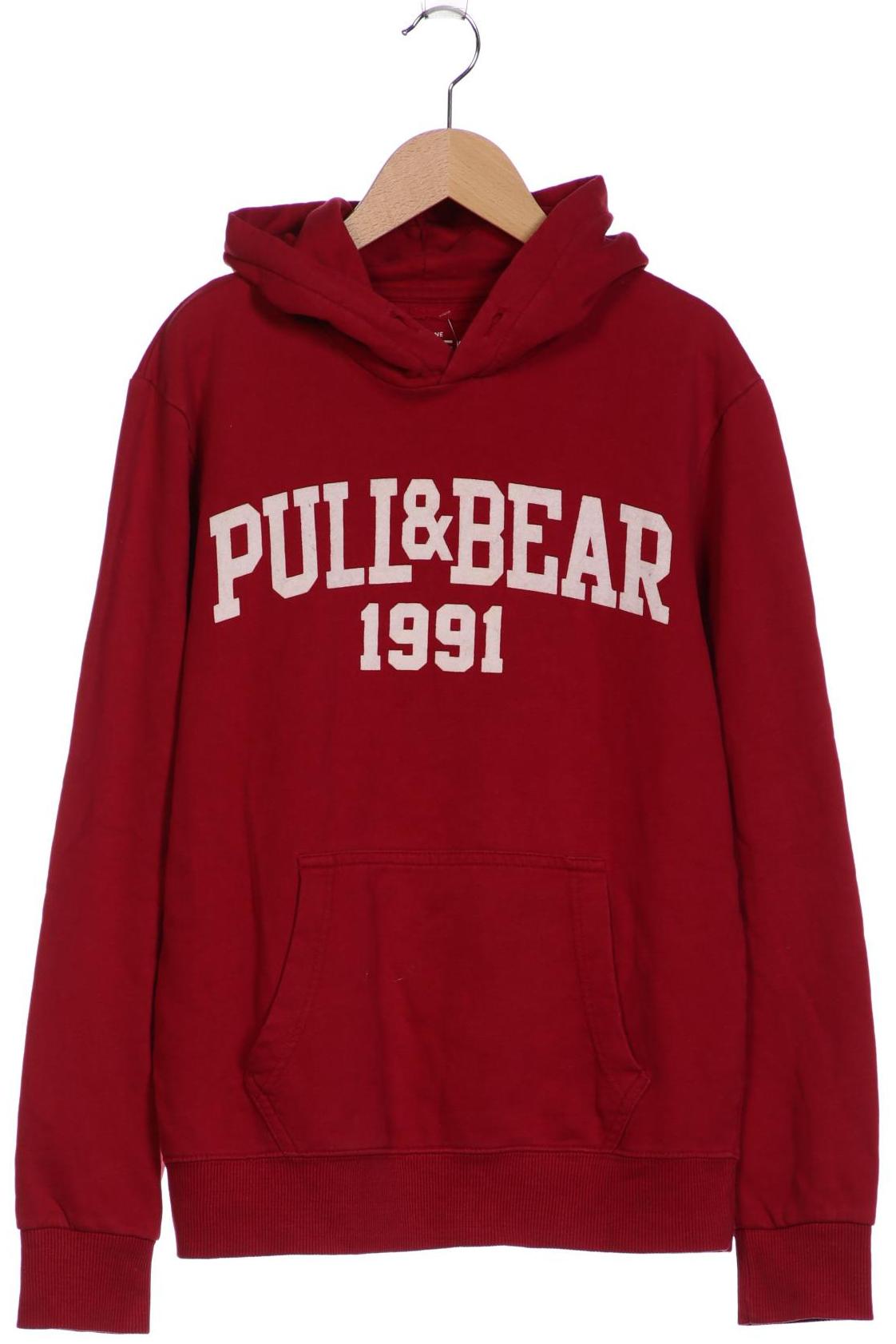 

Pull & Bear Damen Kapuzenpullover, rot, Gr. 36