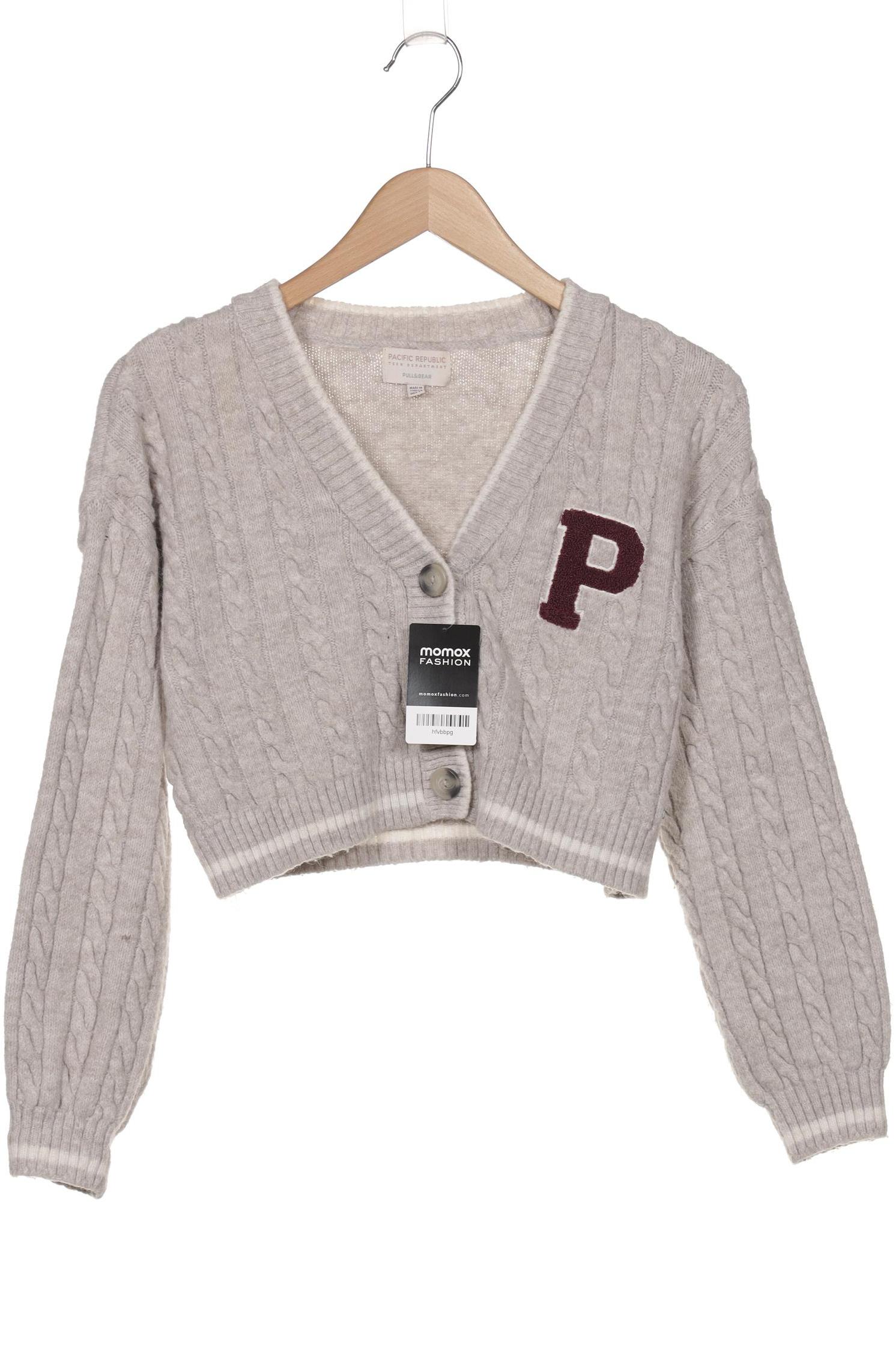 

Pull & Bear Damen Strickjacke, grau, Gr. 34